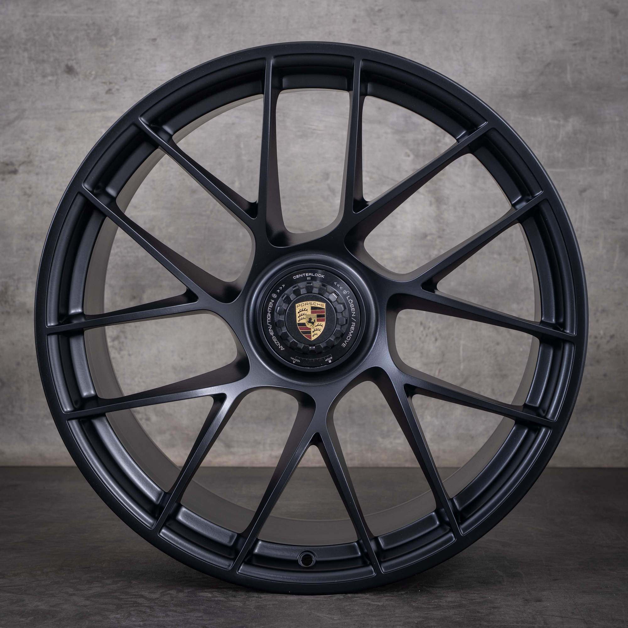 Jantă originală Porsche 991 GTS 20 de inci 99136277101 jantă din aluminiu vopsită în negru mat
