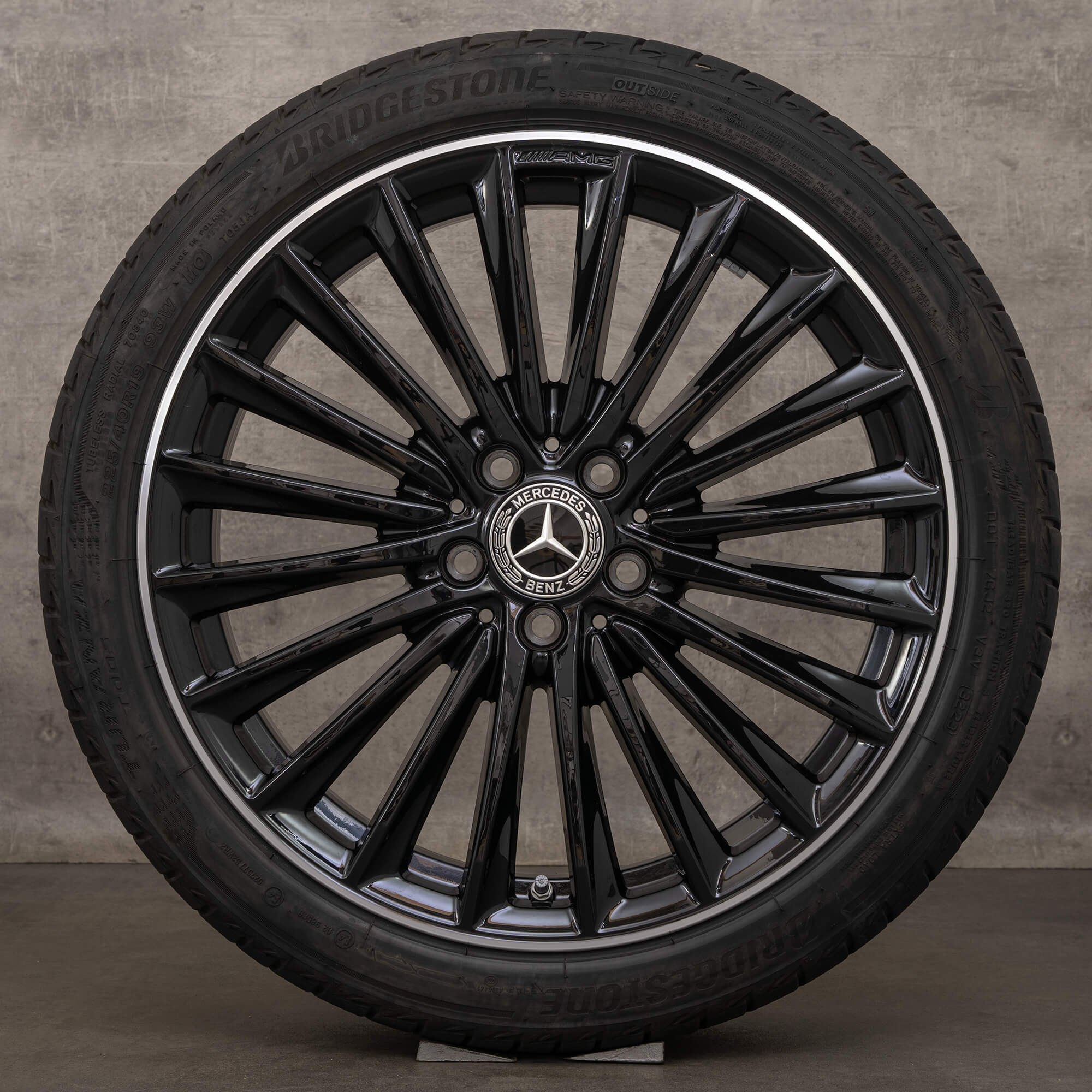 Originale AMG Mercedes AB Klasse W177 W247 CLA X118 19 tommer sommerdæk fælge