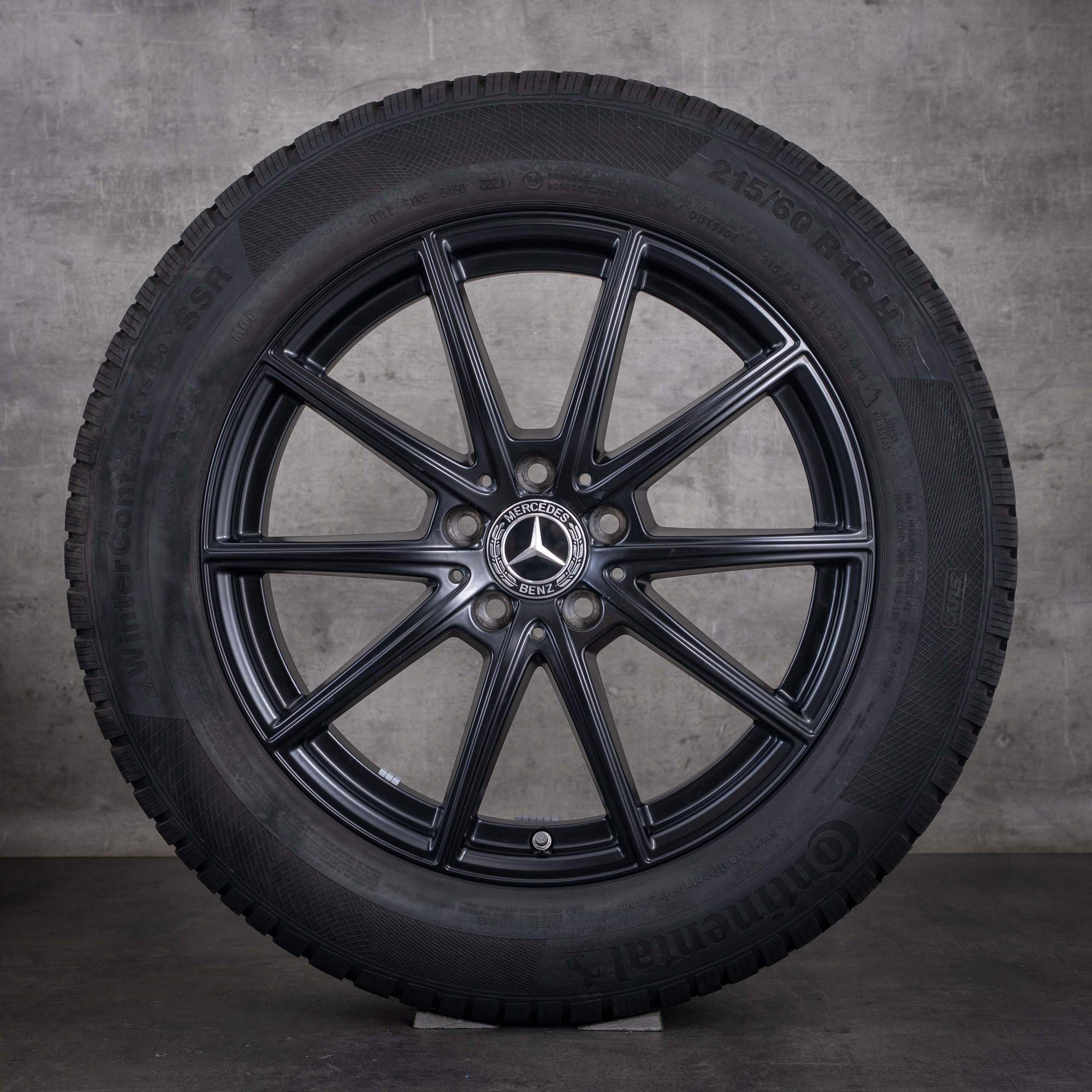 Anvelope de iarnă originale Mercedes-Benz GLA GLB 18 inci H247 X247 A2474012600 negru mat