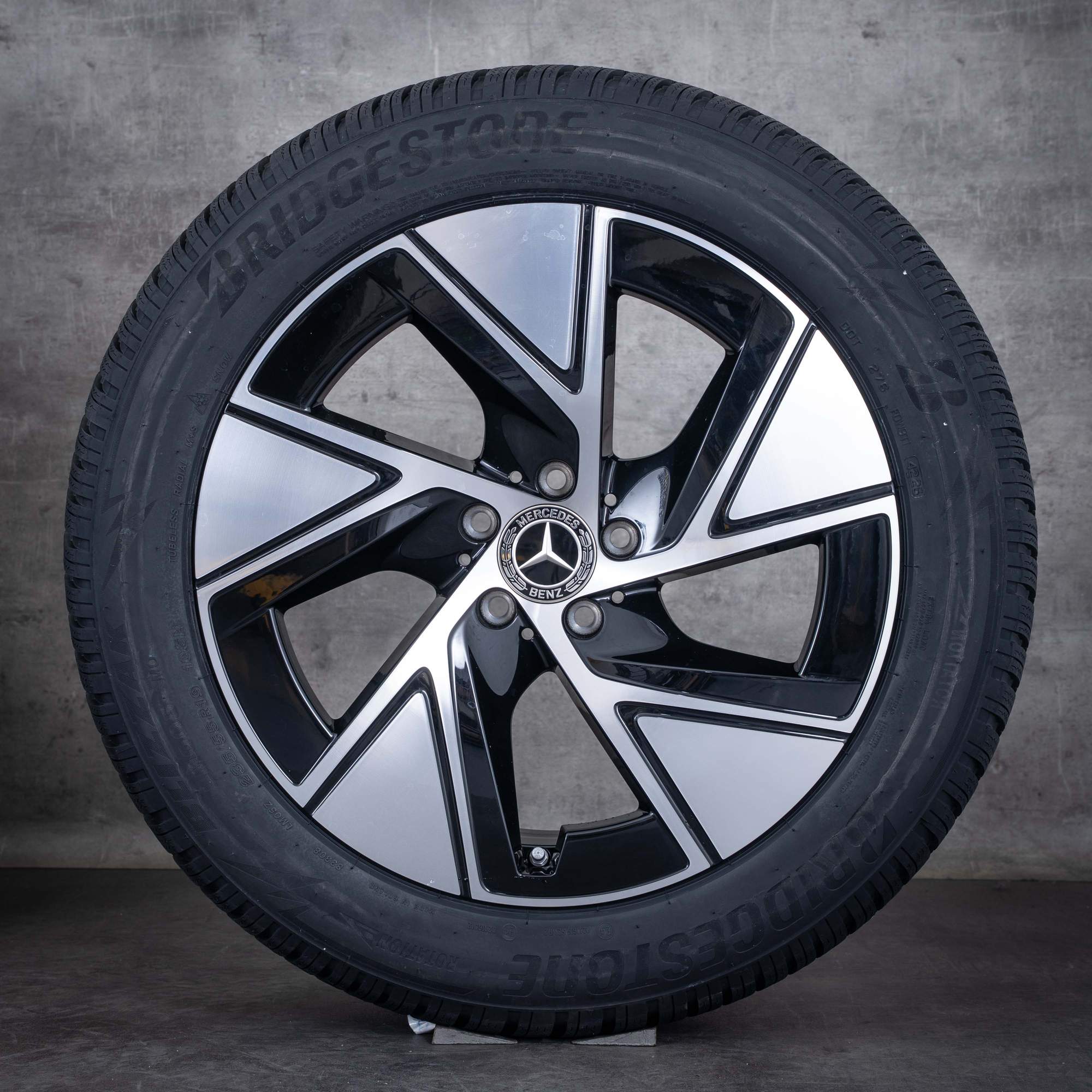 Originale Mercedes Benz GLC vinterdæk med fælge 19 tommer X254 C254 A2544015200 sort poleret