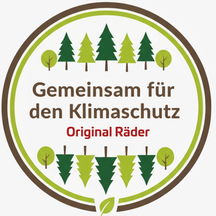 Original Räder Klimaschutz Logo - Gemeinsam für den Klimaschutz Original Räder Klimaschutz Logo - Gemeinsam für den Klimaschutz