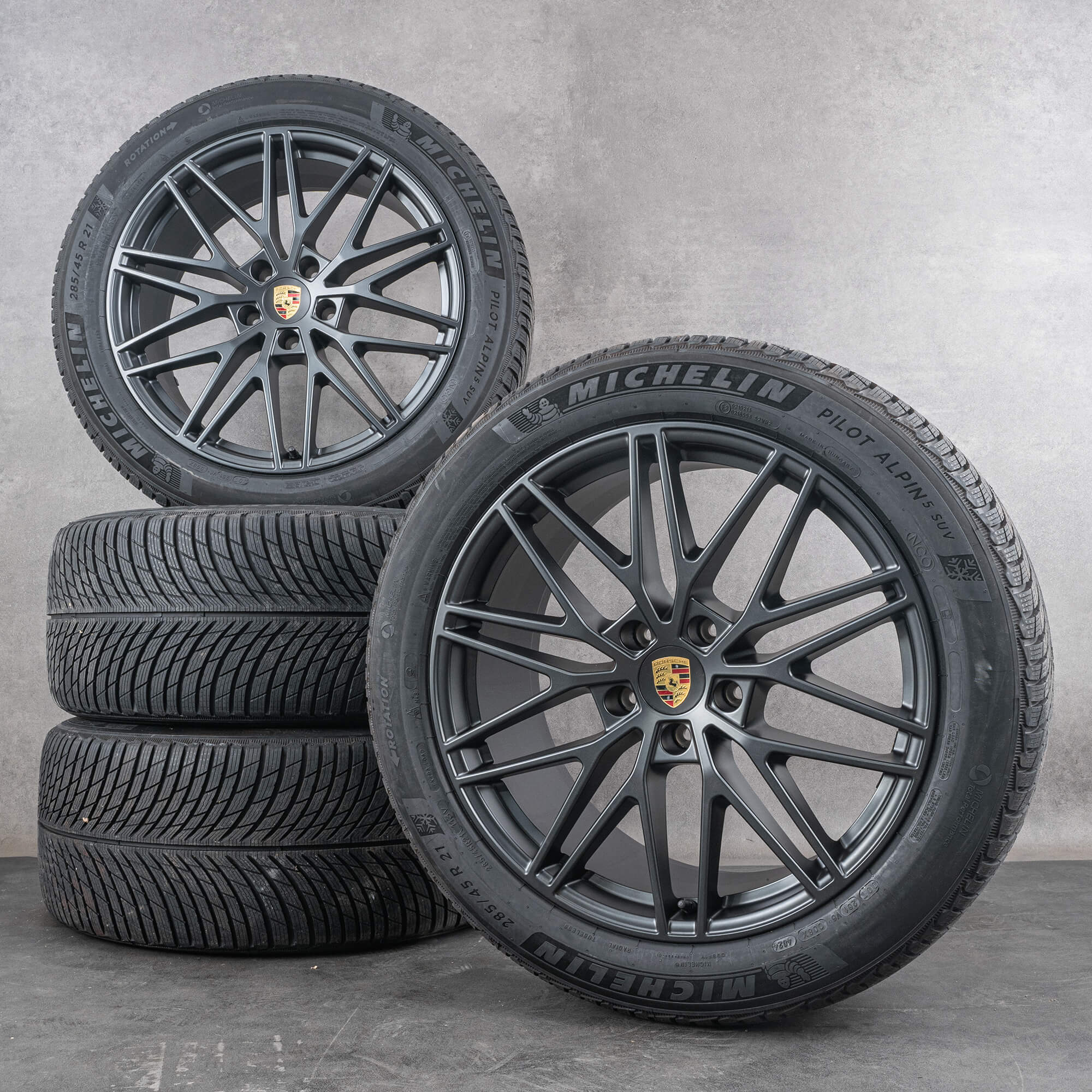 Originální zimni pneumatiky Porsche Cayenne 9YA E3 II Coupe 21 palců RS Spyder Nové