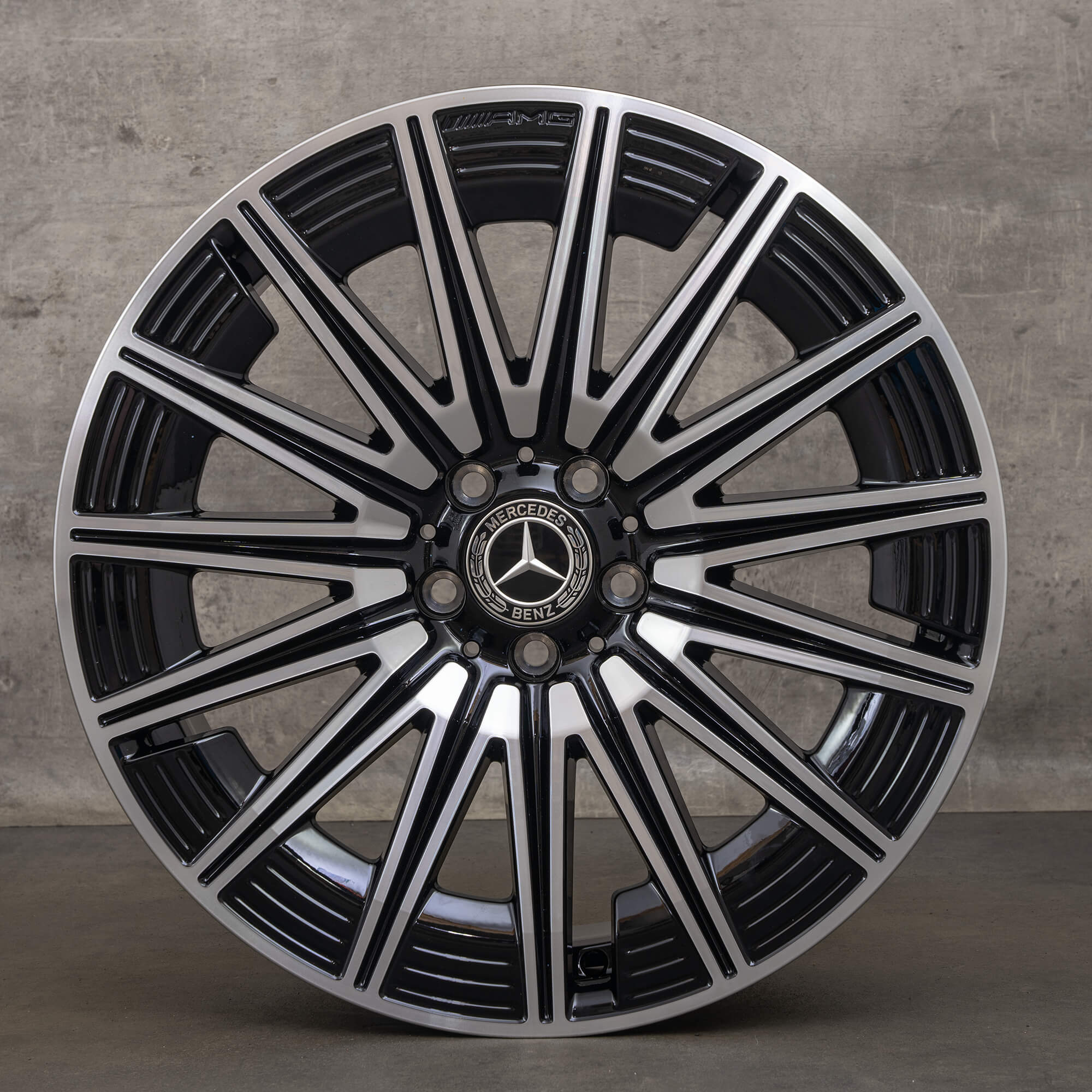 Jantes originais AMG Mercedes GLA GLB H247 X247 de 20 polegadas A2474015200 pretas NOVAS