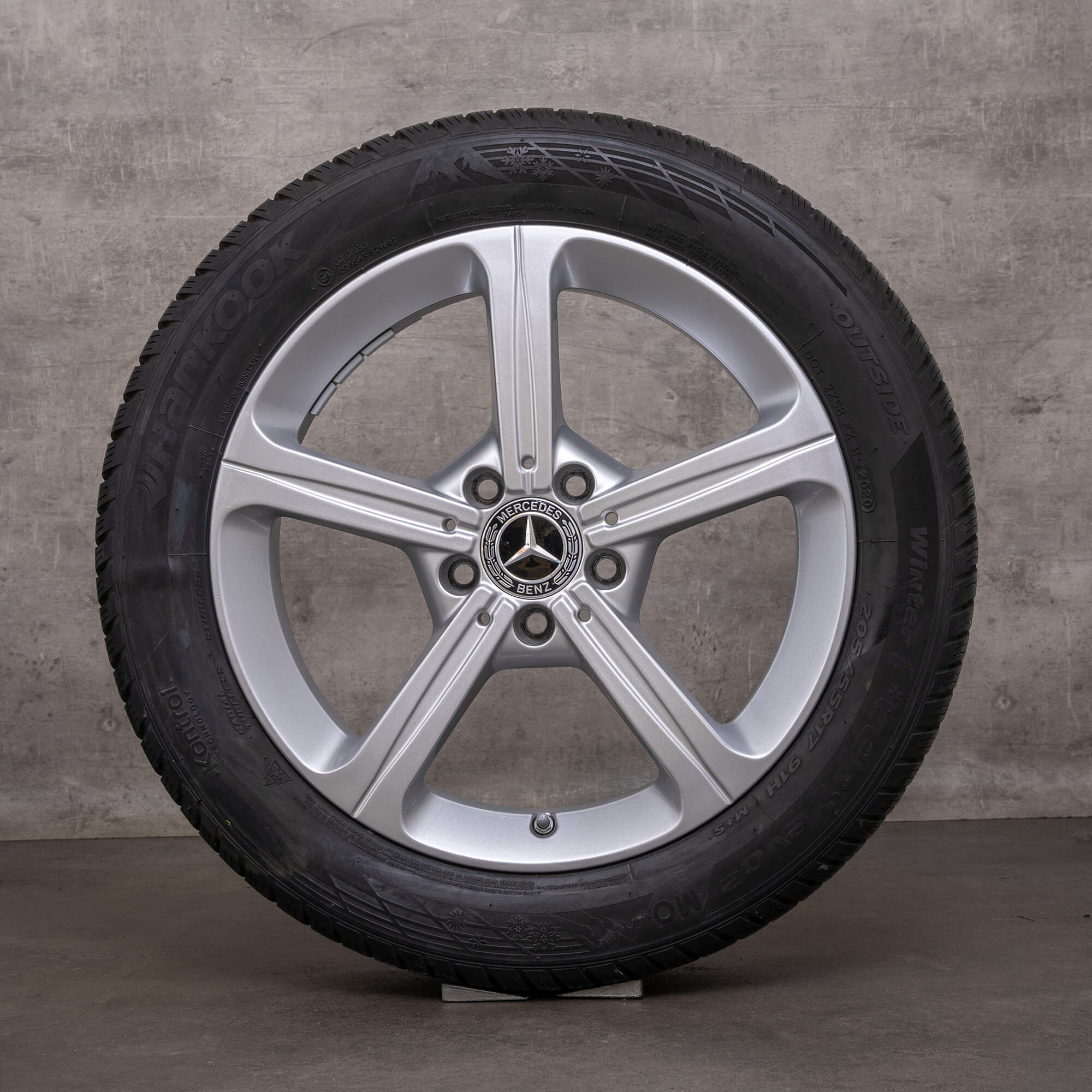 OEM Mercedes Benz A Class CLA winter wheels 17 inch W177 V177 W118 rims A1774011200 silver