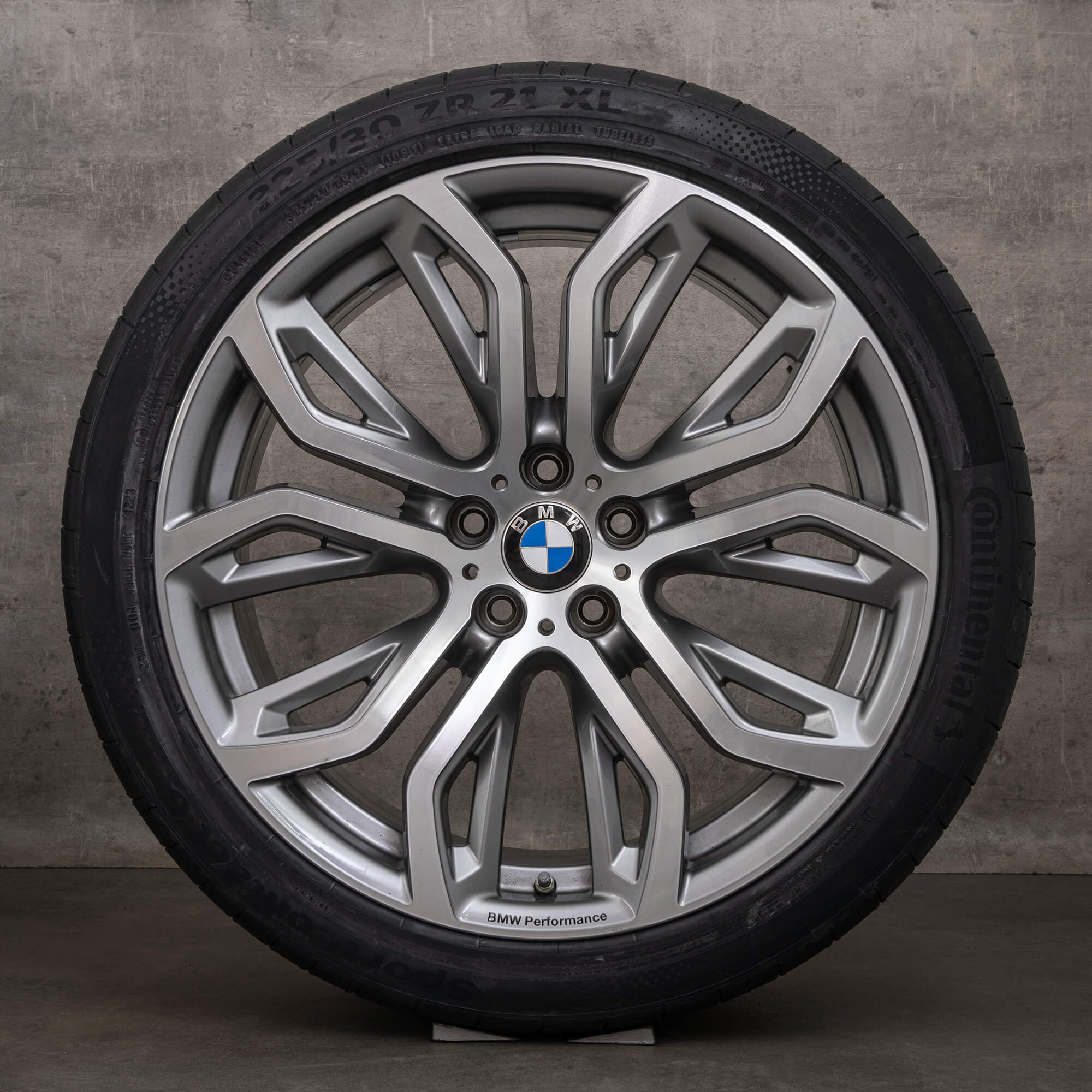 Original BMW X5 M E70 F15 F85 X6 F16 F86 jantes de 21 polegadas rodas verão