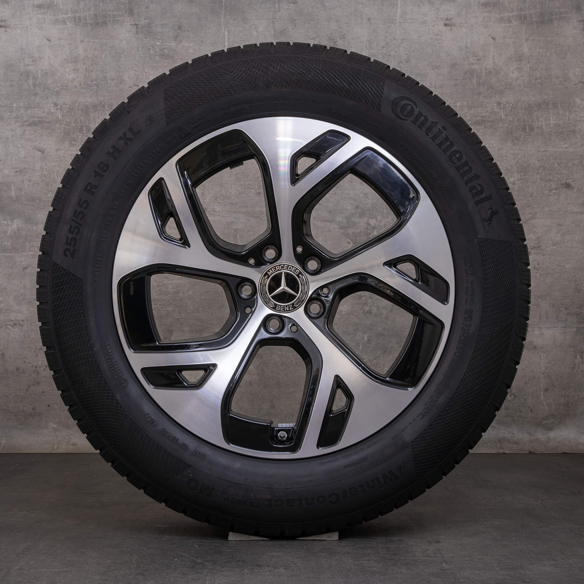 Alkuperäiset Mercedes Benz GLC talvirenkaat 18 tuuman C254 X254 & Hybridit-vanteet A2544010100 A2544014700 musta Kiillotettu