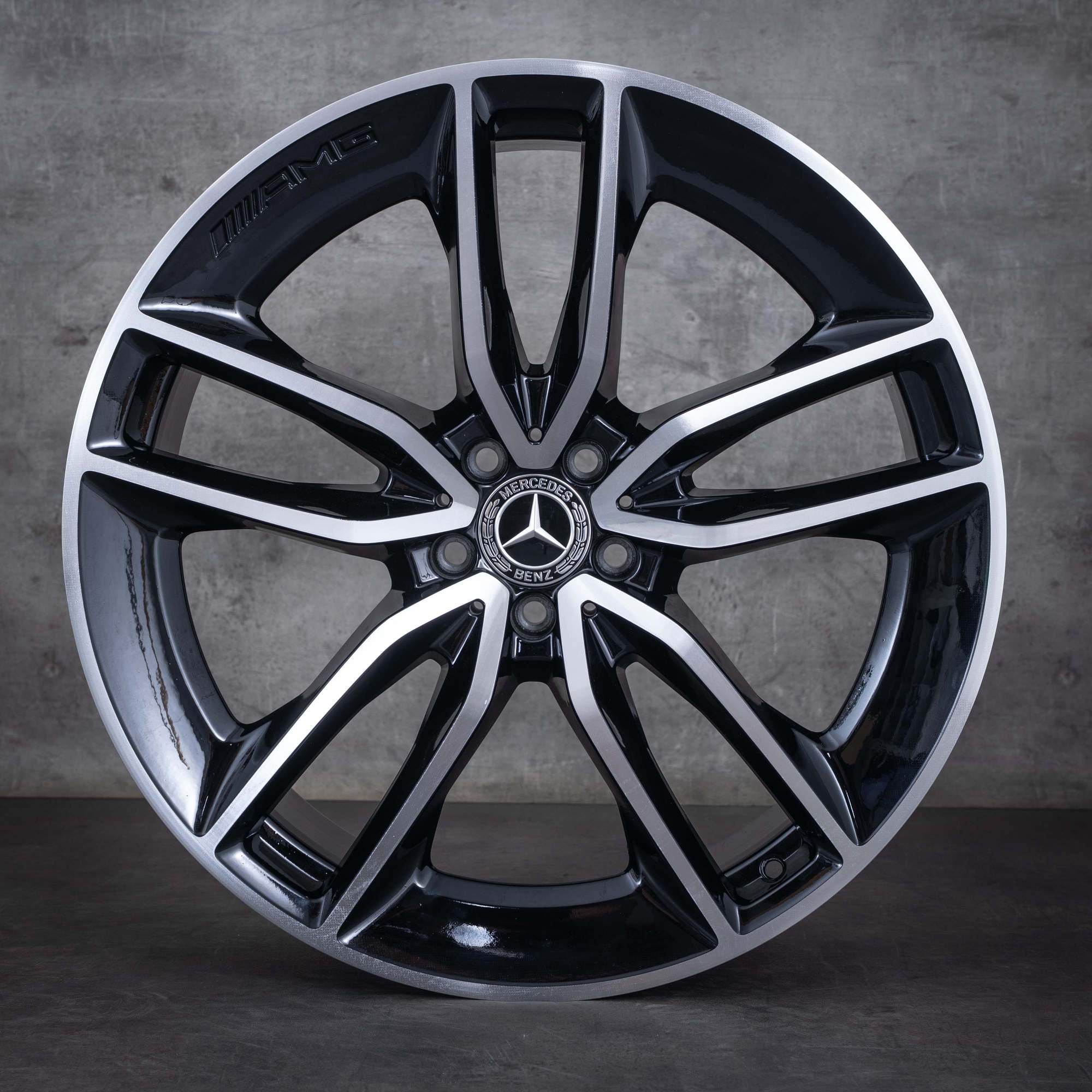 Originale Mercedes Benz GLE AMG jante 22 inch V167 C167 Anvelope de vară A1674013600 A1674013700 negru Lucios