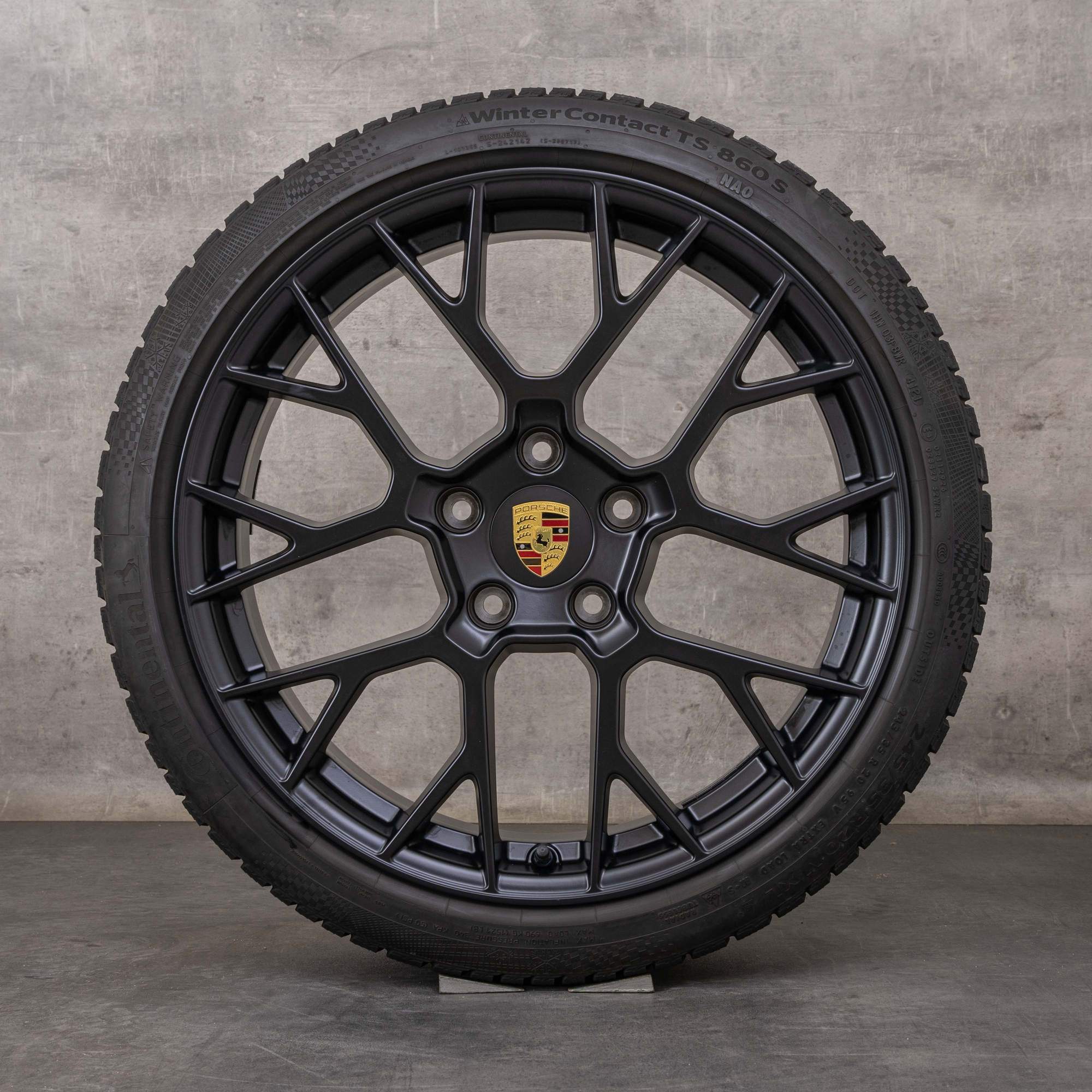 Original Porsche 992 I Winterräder 20 21 Zoll GTS Carrera & S C2 C4 Felgen 992601025BB 992601025G schwarz matt