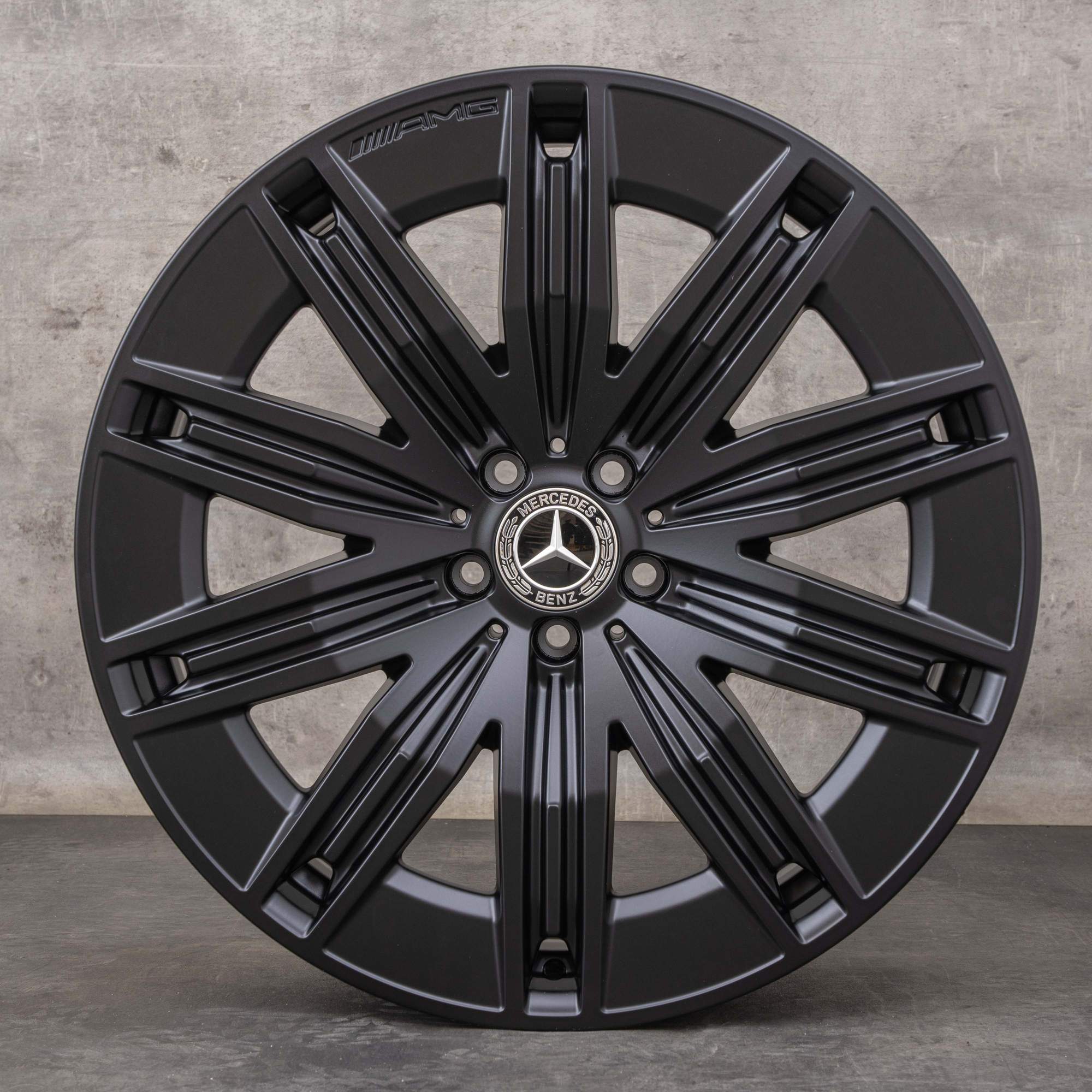 Oryginał Mercedes Benz EQE AMG felgi 21 cali SUV X294 A2944011200 czarny mat