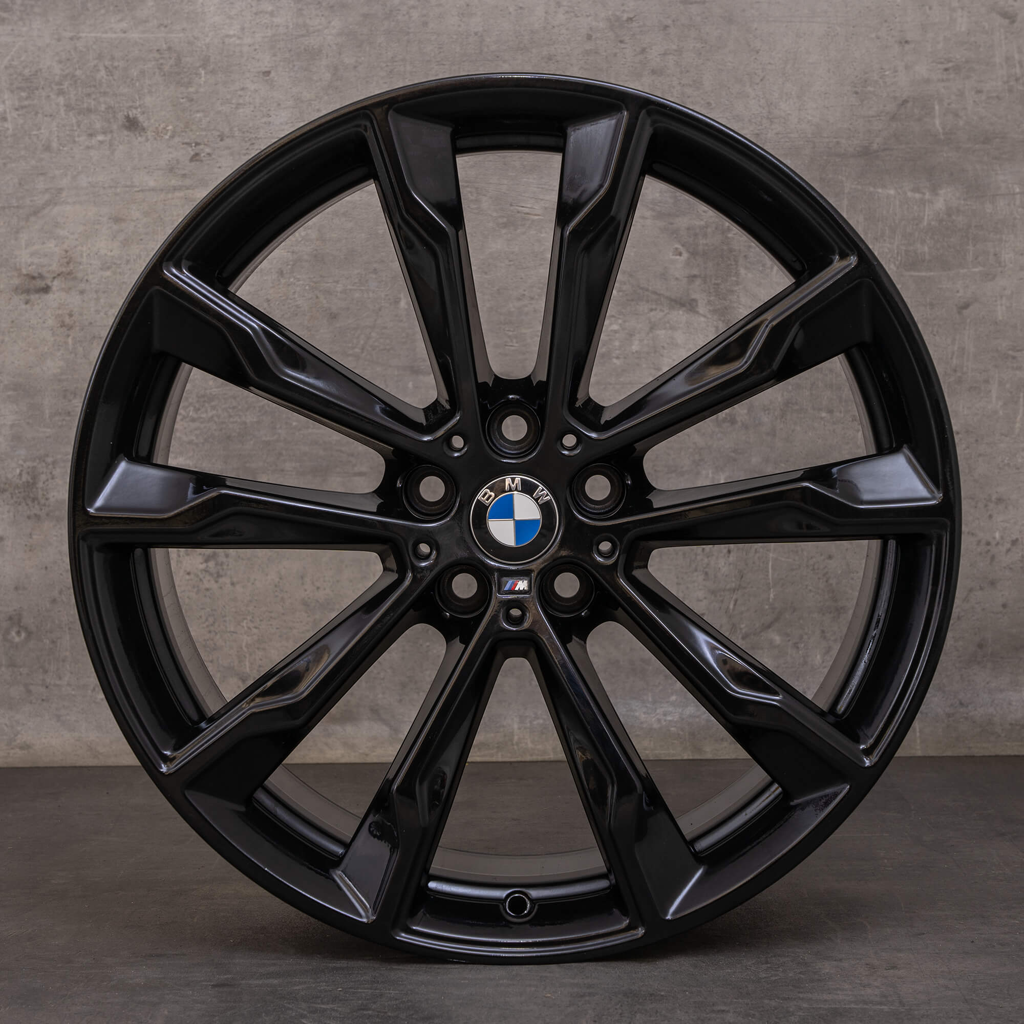 Original BMW X3 X4 Winterräder 20 Zoll G01 G02 Felgen Styling 699 M 7916265 7916266 jet black NEU