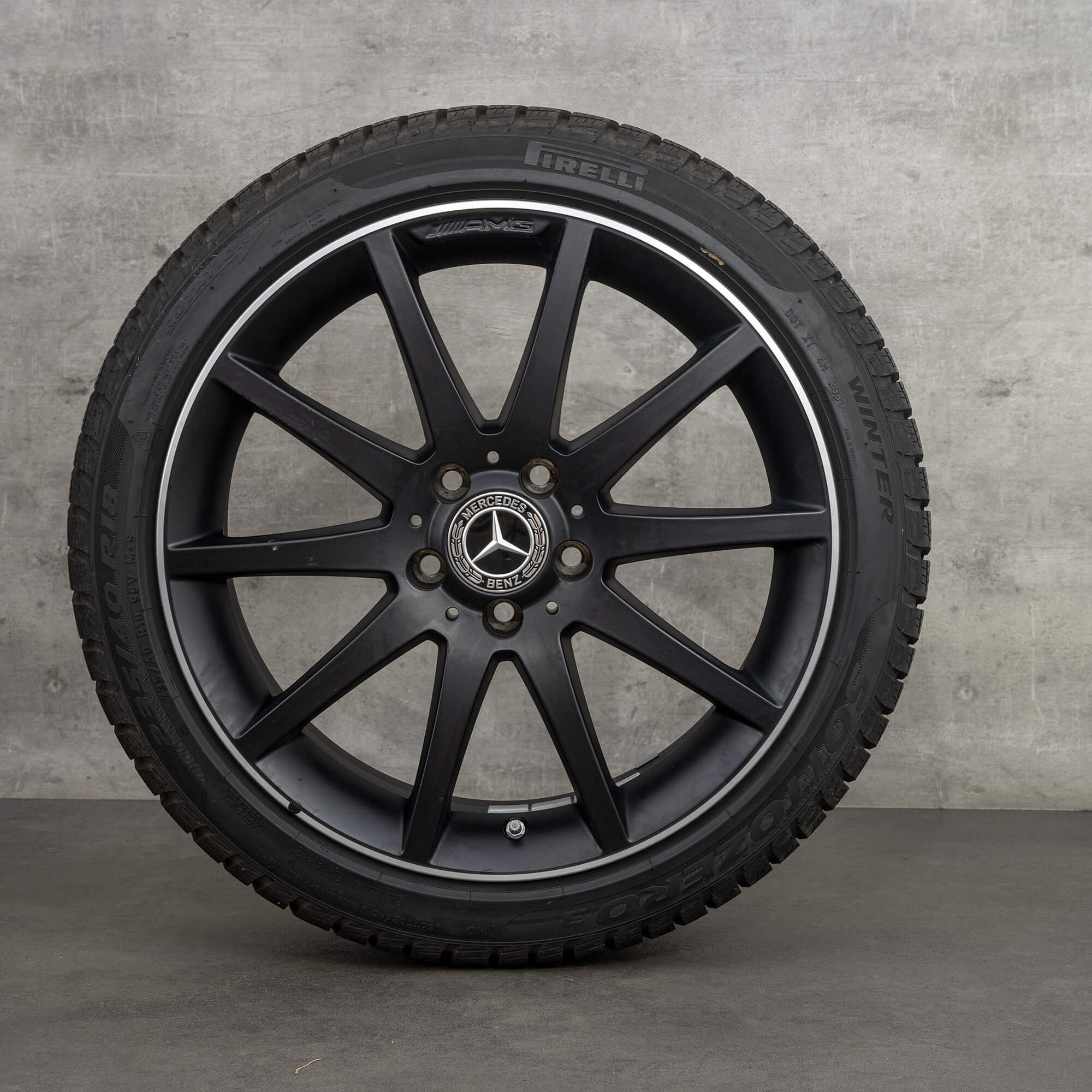 AMG Mercerdes 18 palcové ráfky SLK 55 SLC 43 R172 zimní pneumatiky kola
