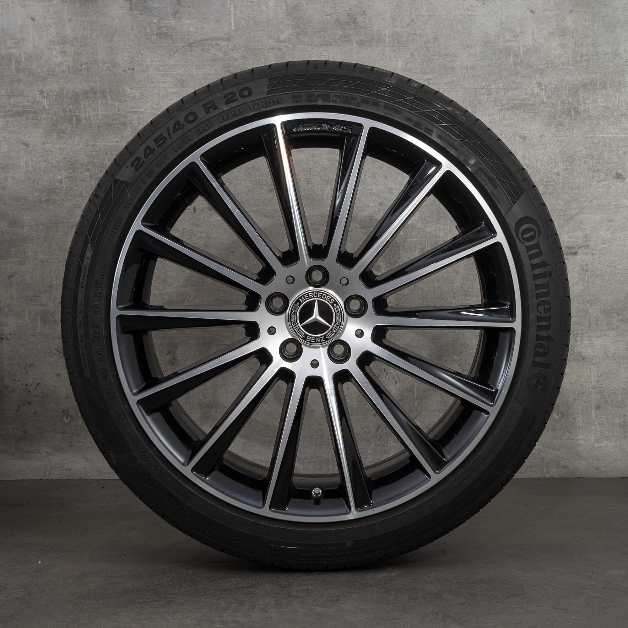 Mercedes 20 inch AMG rims S-Class W222 C217 A217 summer wheels summer tires