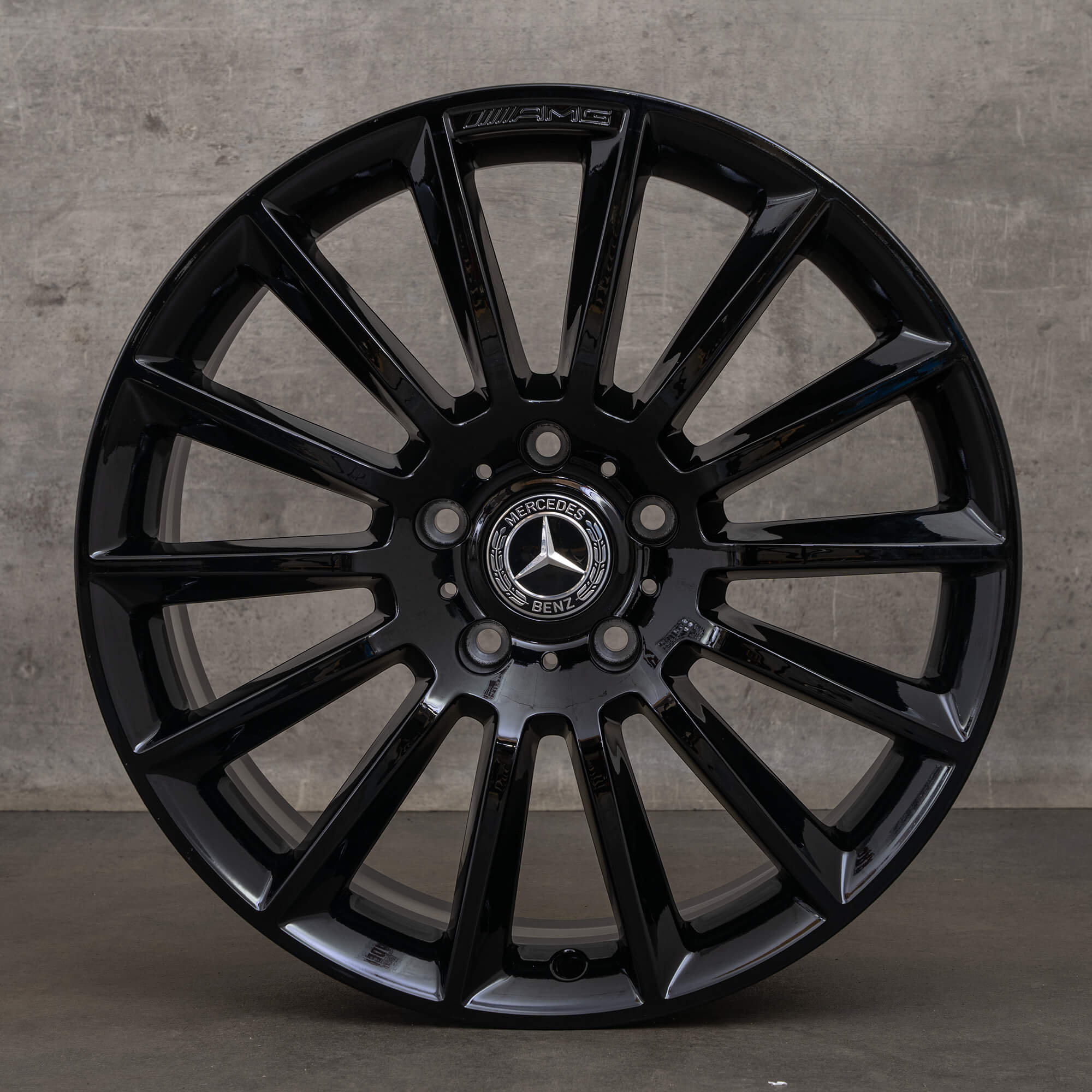 Originale Mercedes Benz G-Klasse AMG fælge 20 tommer W463A G350d G400d G500 A4634011700 sort højglans NYHED
