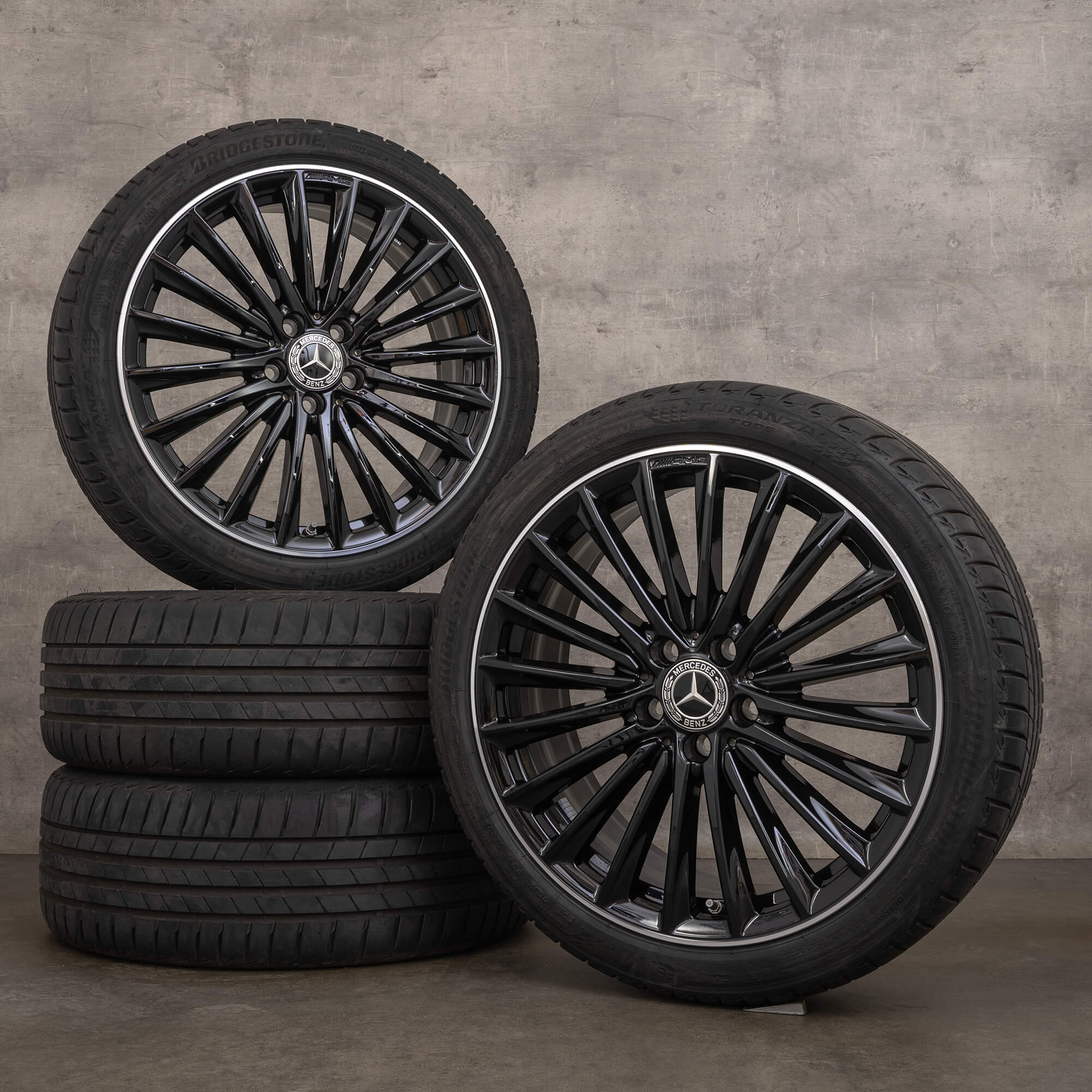 Original AMG Mercedes A B Klasse W177 W247 CLA X118 19 Zoll Sommerreifen Felgen