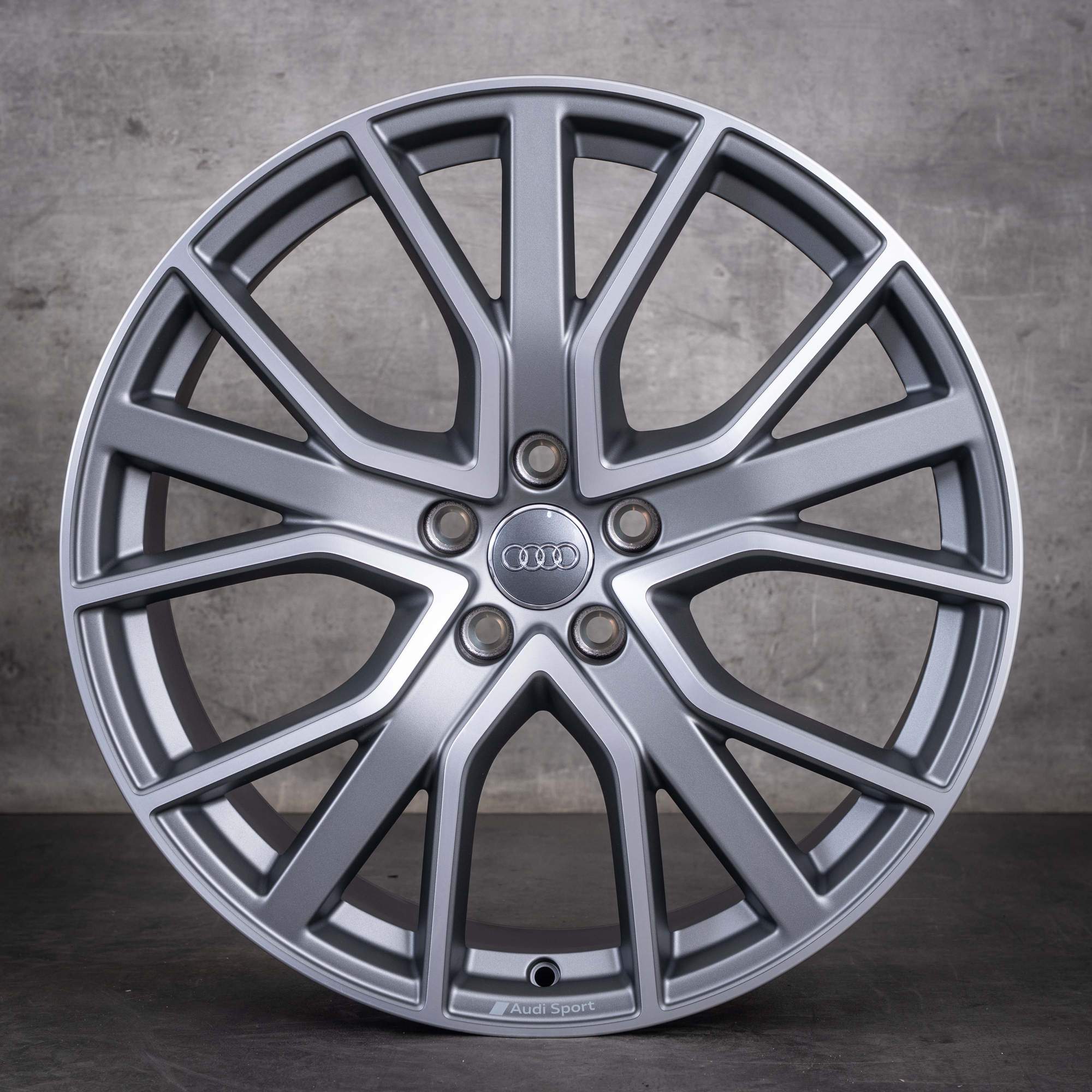 Cerchi originali Audi A6 S6 da 20 pollici 4K C8 4P C9 4K0601025AB in titanio opaco diamantato NUOVI