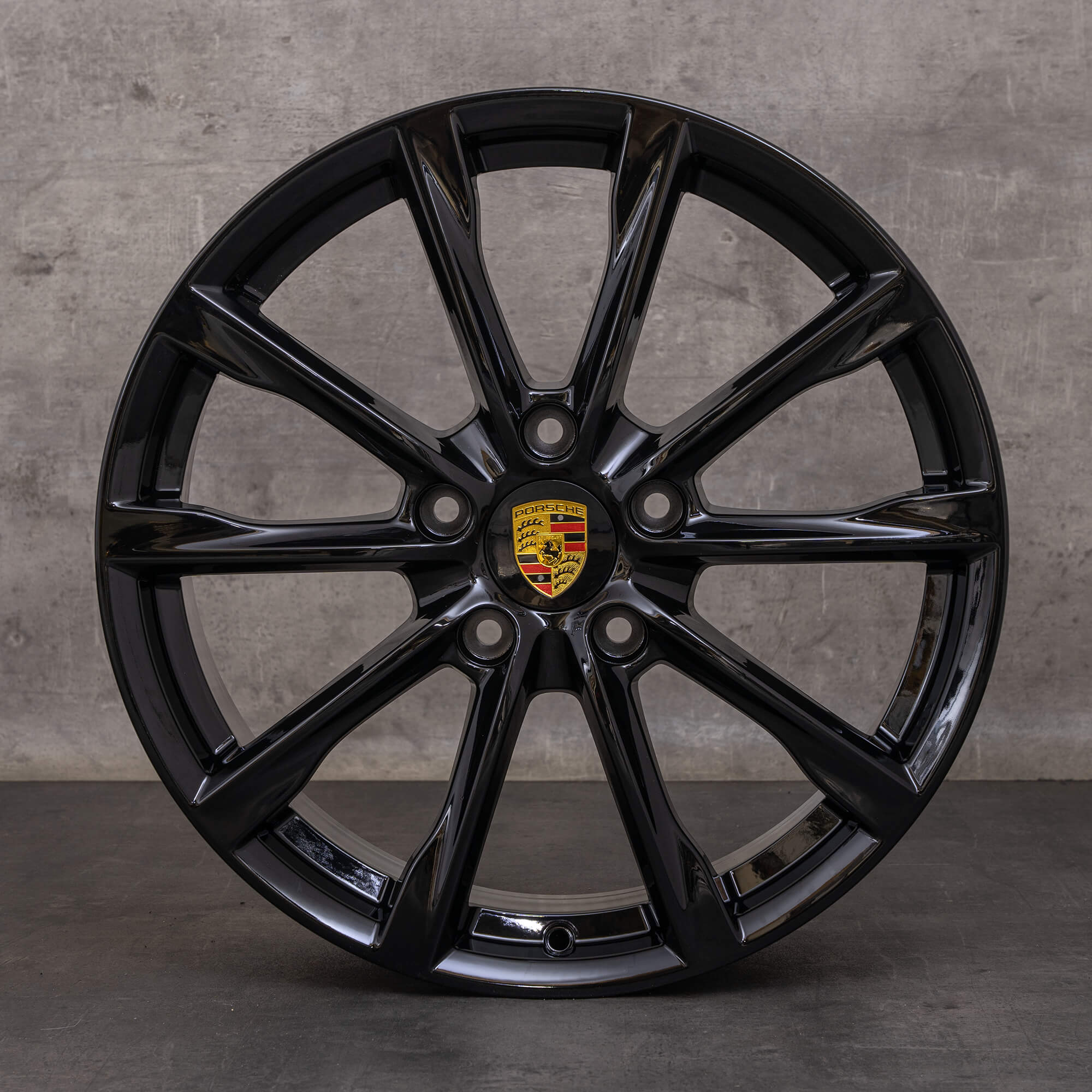 Originele Porsche Boxster Cayman velgen 19 inch 982 982601025 982601025A zwart glanzend