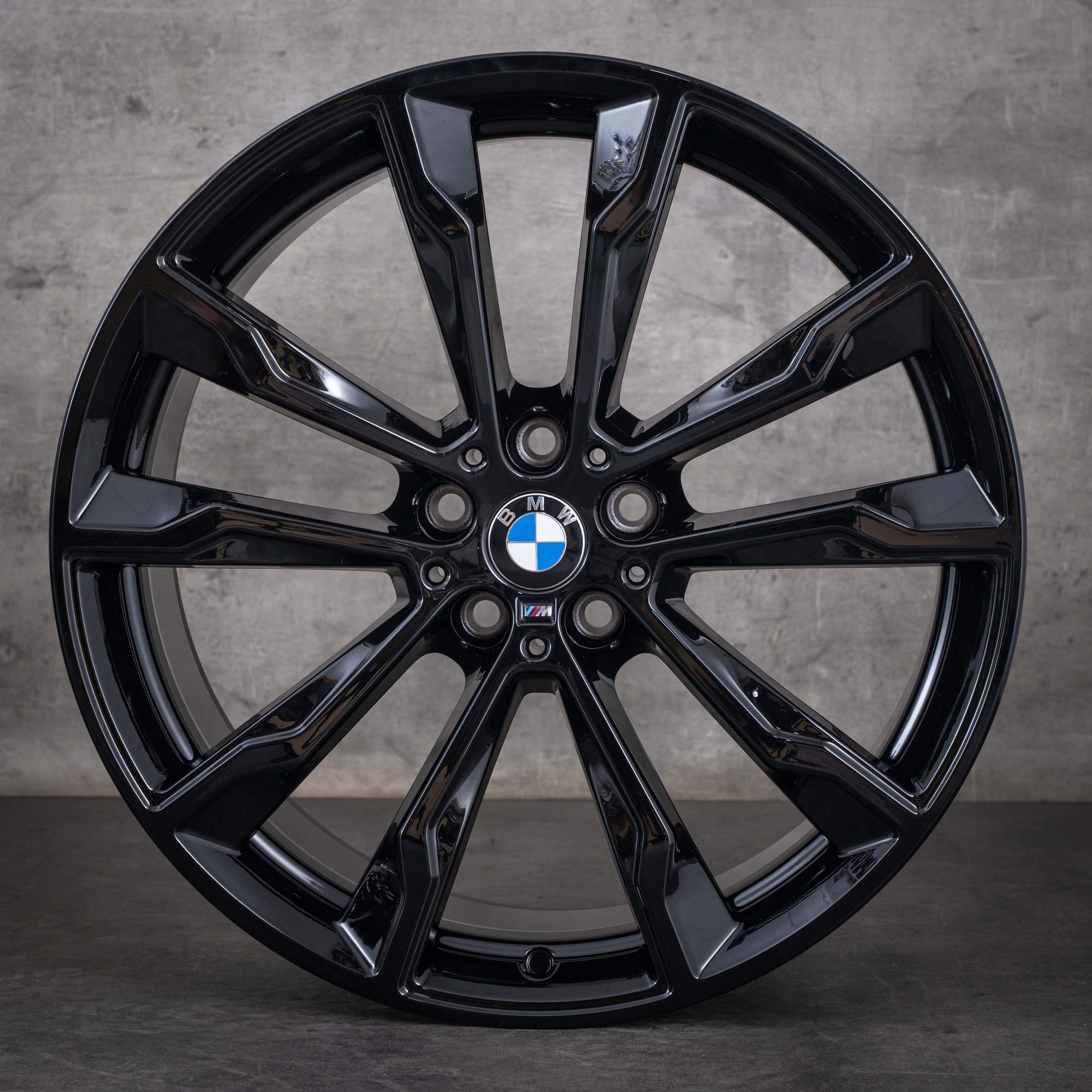 Oryginalne felgi BMW X3 X4 20 cali G01 G02 Styling 699 M 8010268 8010269 czarne błyszczące