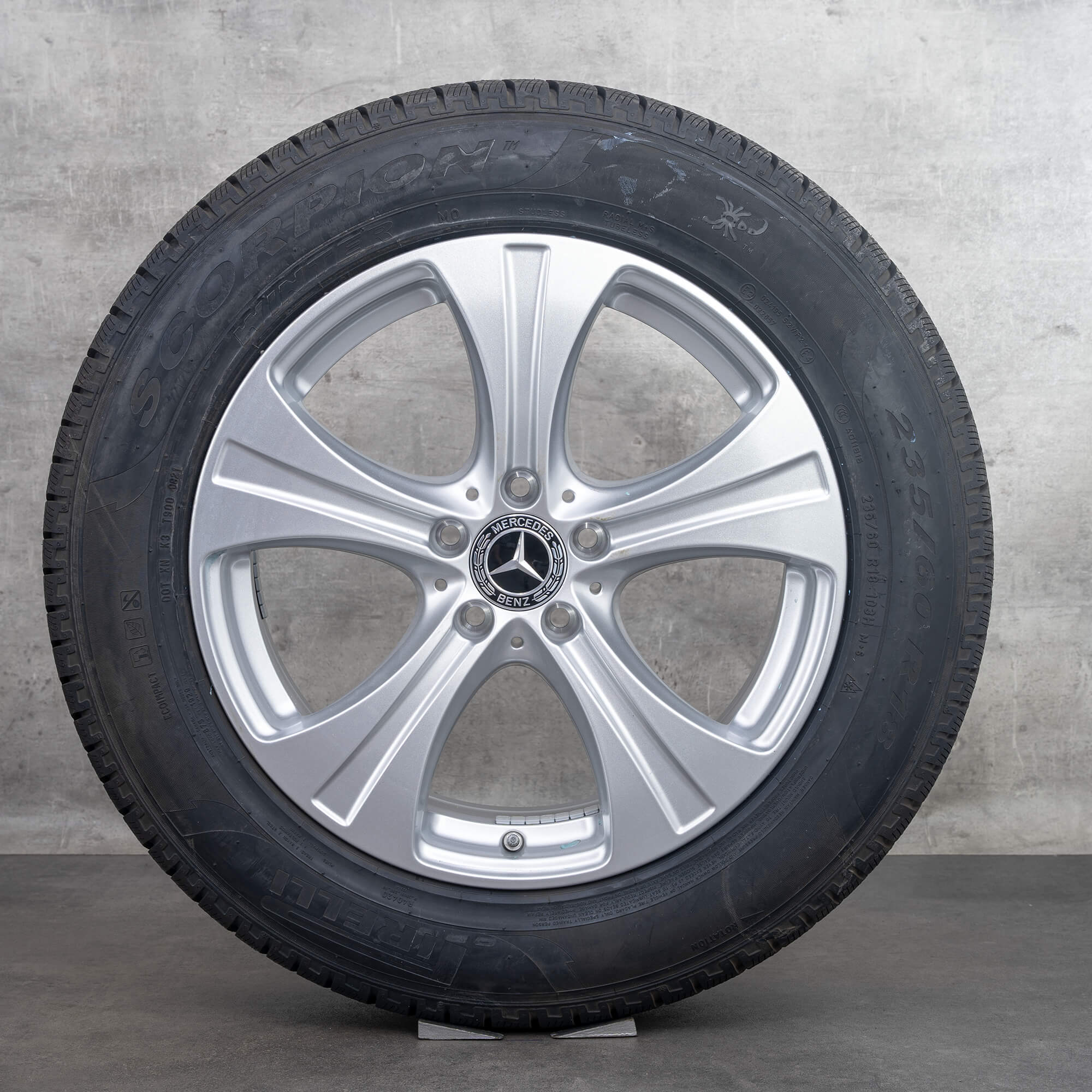 Mercedes 18 inch GLC X253 C253 roți OEM de iarnă anvelope NOU
