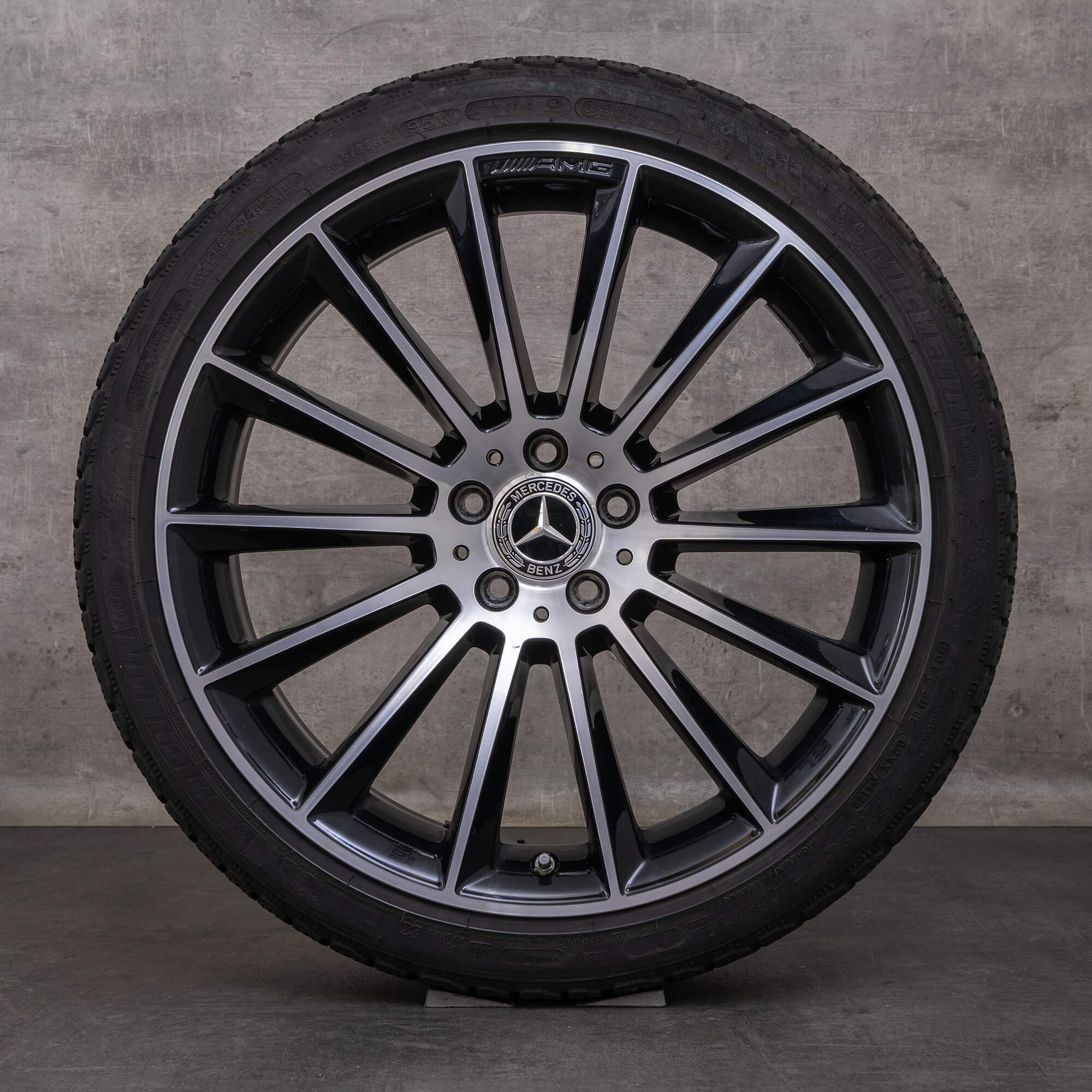Originales Mercedes Benz CLS 53 AMG ruedas de invierno 20 pulgadas llantas C257 A2574013200 A2574012000 negro brillante torneado