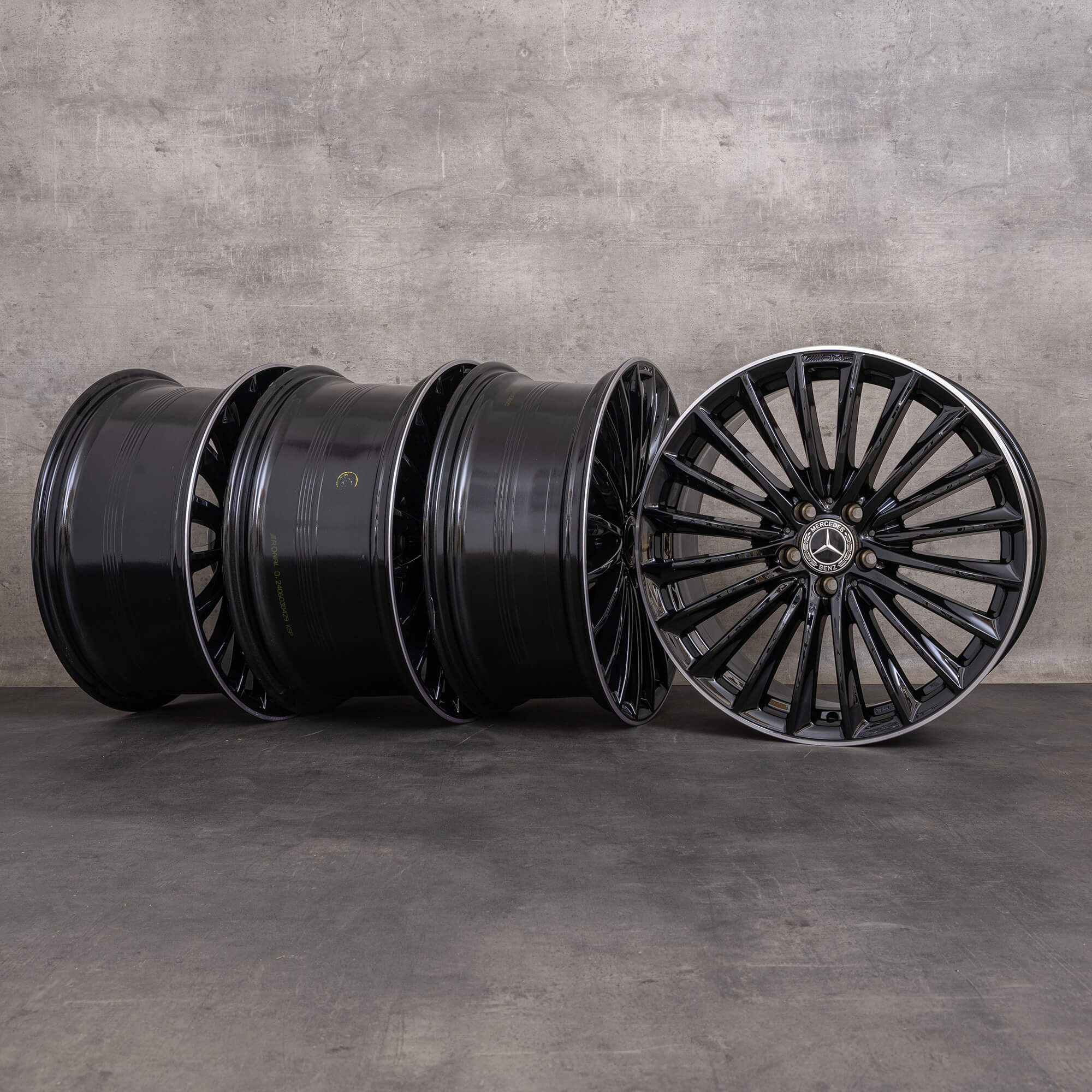 Originele Mercedes Benz GLC AMG velgen 20 inch X254 C254 A2544010800 A2544010900 zwart hoogglans NIEUW