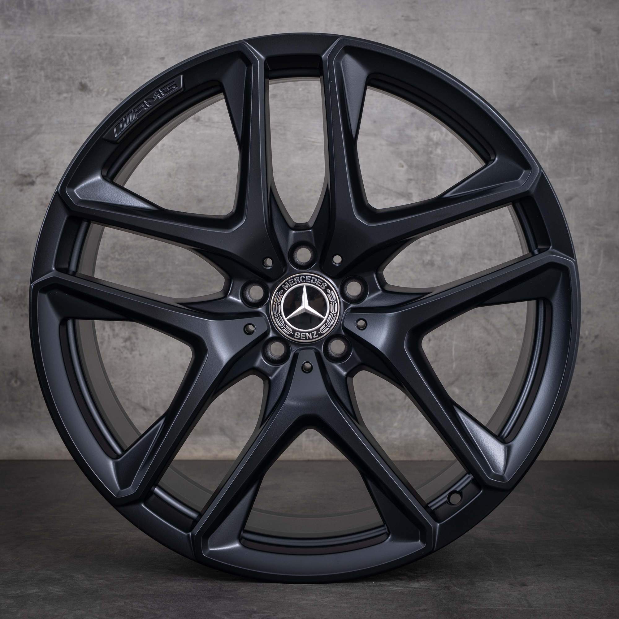 Oryginalne felgi Mercedes-Benz GLE 53 63 AMG 4Matic+ 21 cal X167 C167 Hybryda A1674014200 A1674014300, matowa czerń