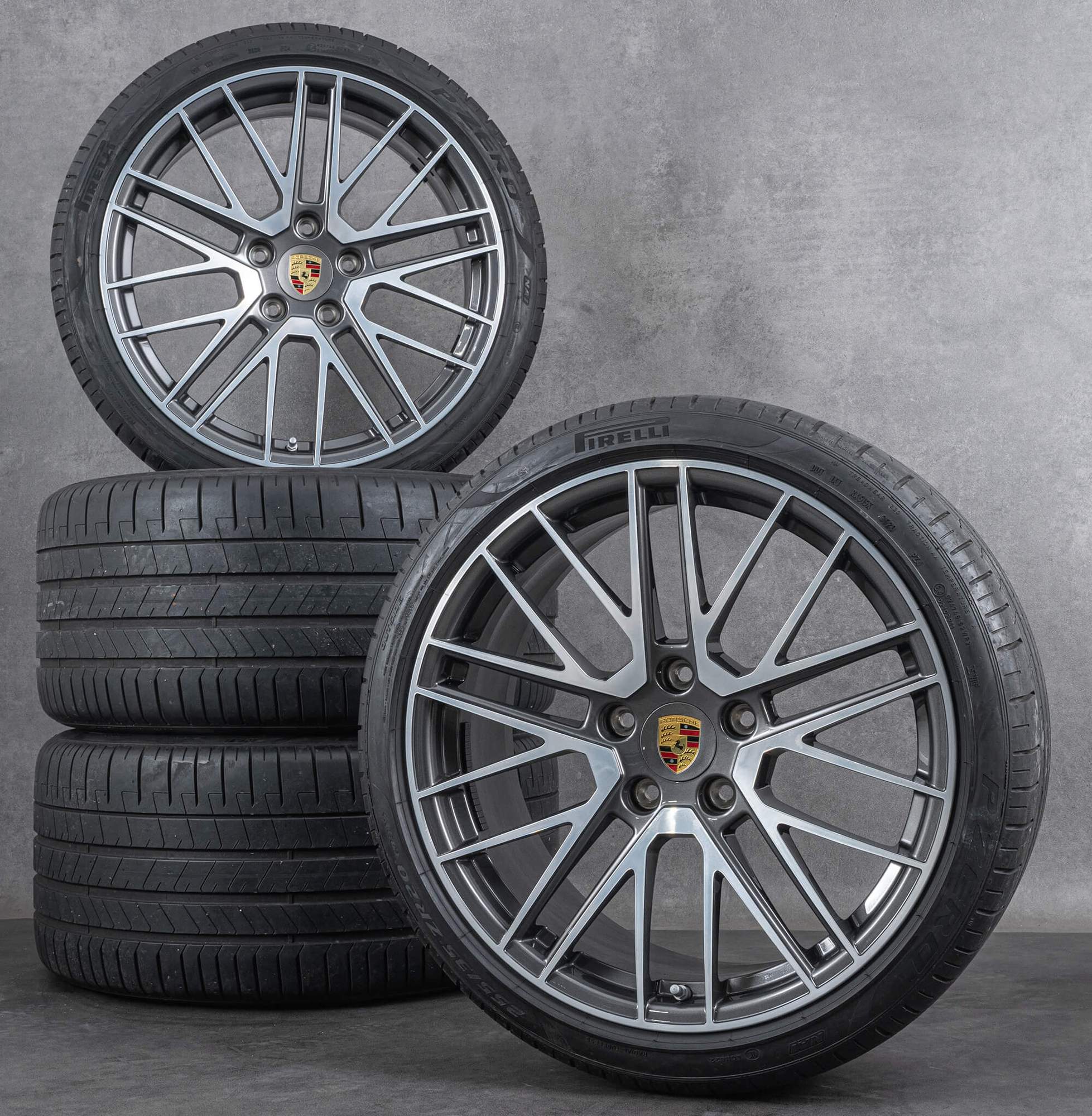 Cerchi originali Porsche 992 20 21 pollici Turbo S pneumatici estivi 11,5J