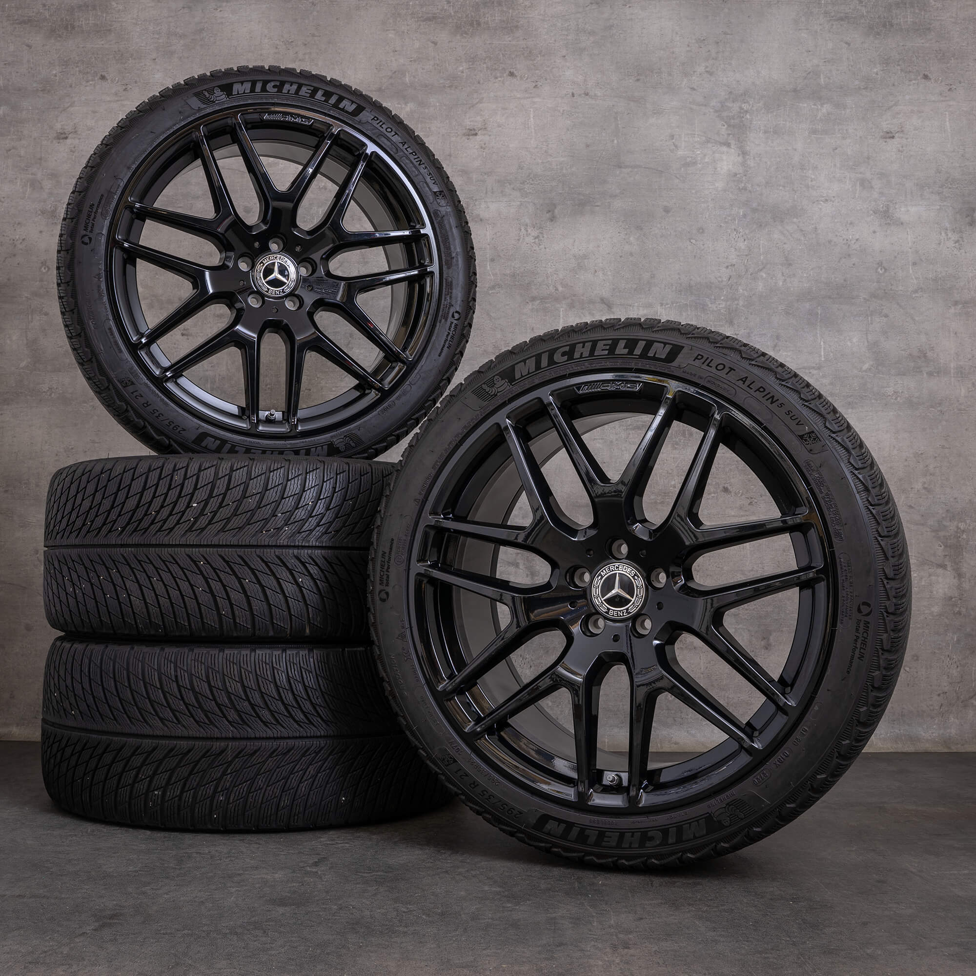OEM Mercedes Benz GLE GLS 63 AMG snow tire packages 21 inch W166 X166 ...