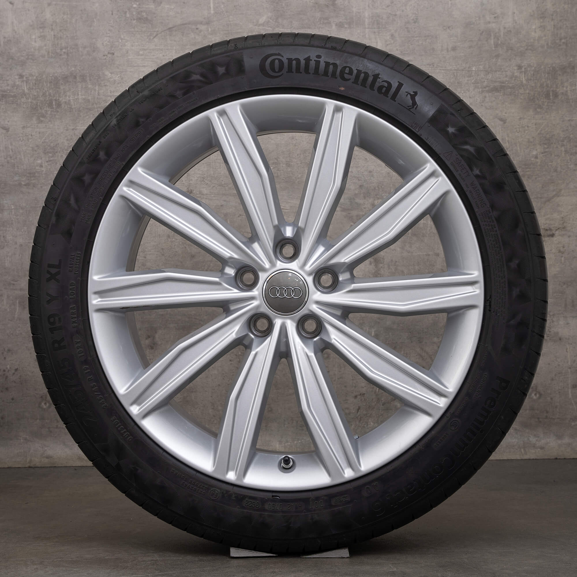Original Audi A6 S6 4K C8 19 inch summer wheels rims tires 4K0601025G