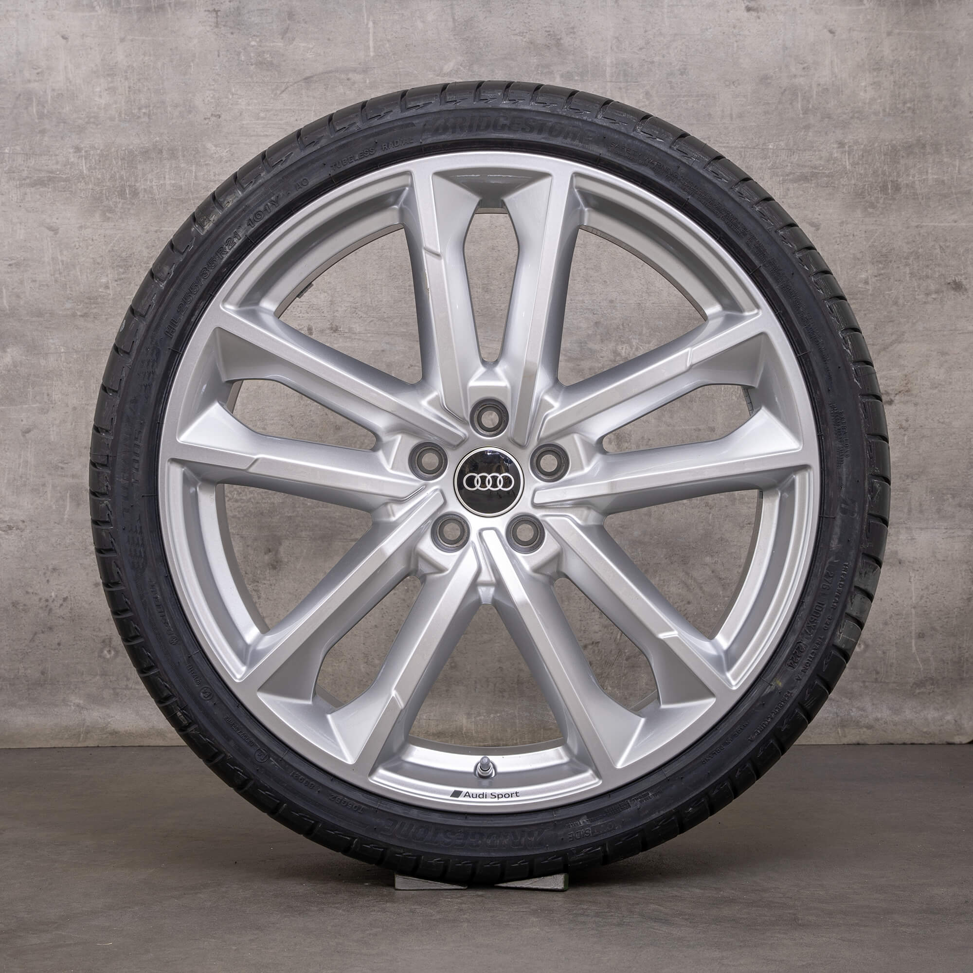 Originele Audi A6 S6 velgen 21 inch 4K C8 F2 zomerwielen 4K0601025CP zilver NIEUW