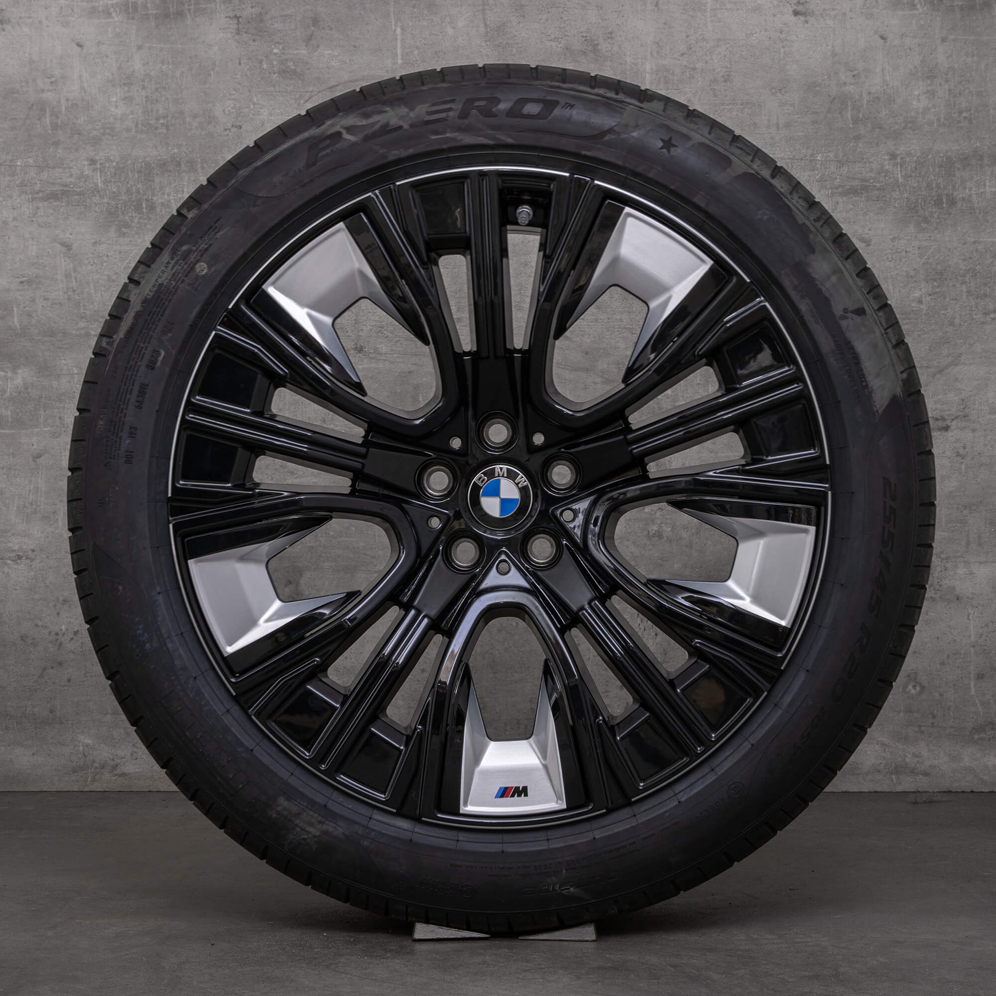 Original BMW X3 Winterräder 20 Zoll G45 Felgen Styling 906 5A6F115 5A6F116 schwarz glanzgedreht