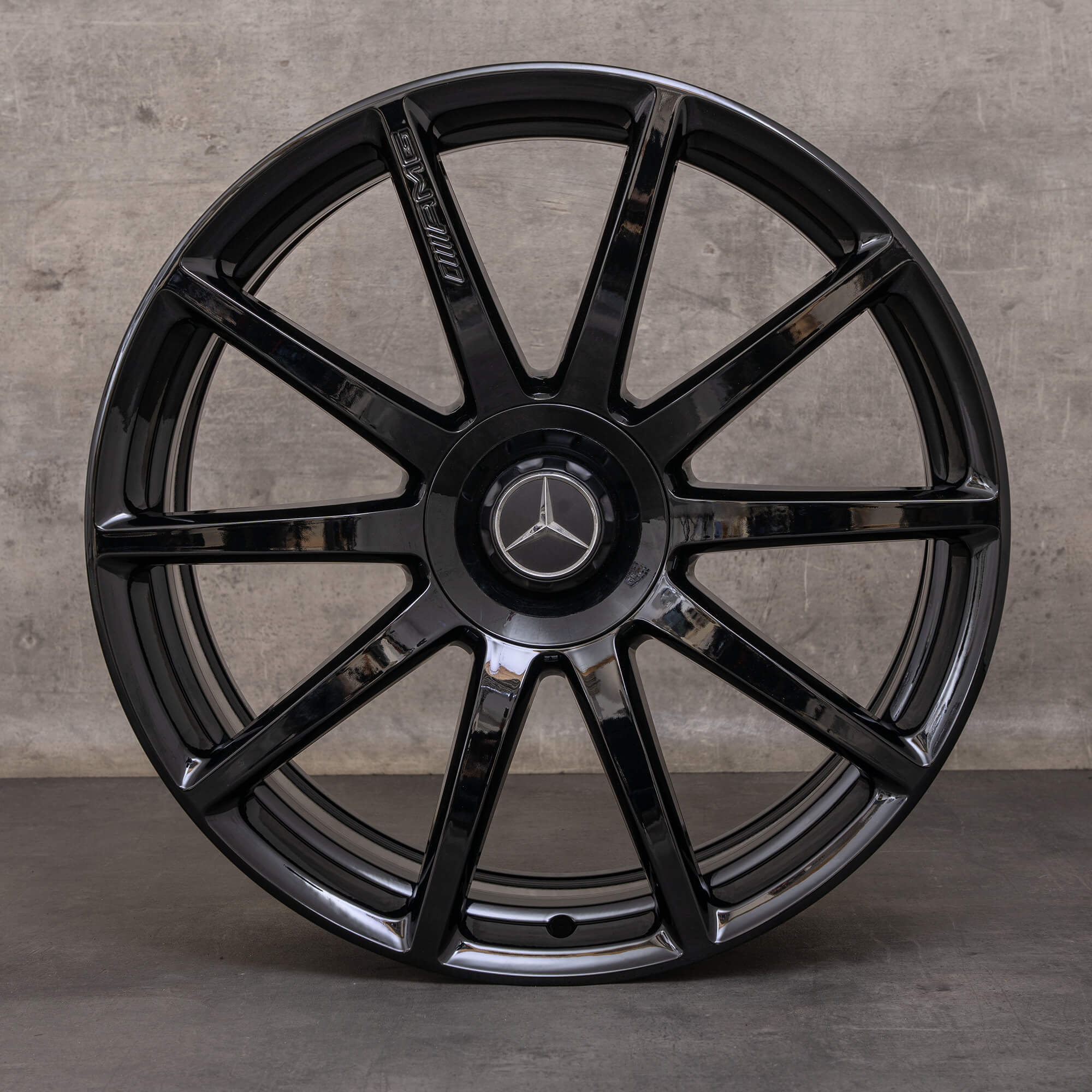 Genuine Mercedes Benz Classe S S63 S65 AMG ruote 20 pollici W222 C217 A217 A2224010600 A2224010700 nero lucido