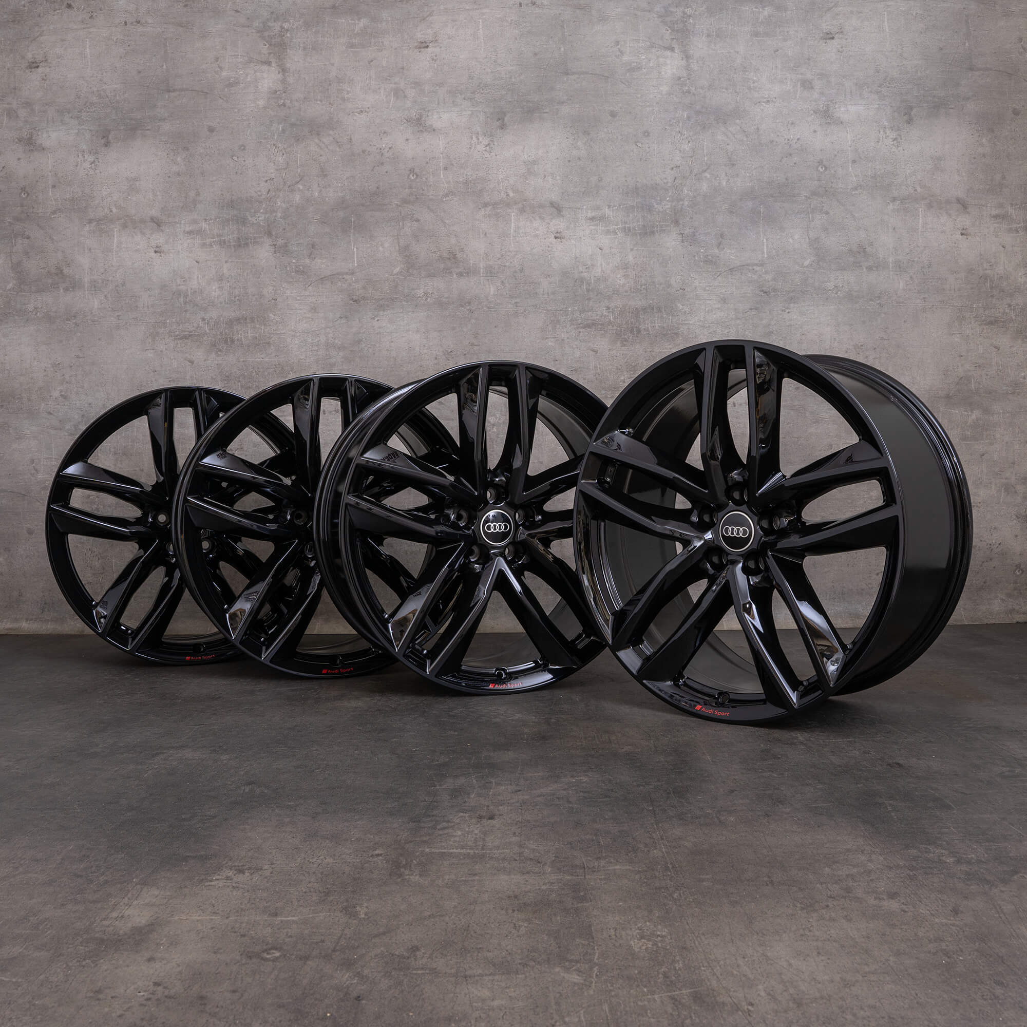 OEM Audi Q7 SQ7 Rims 21 inch 4M 4M0601025T black gloss NEW