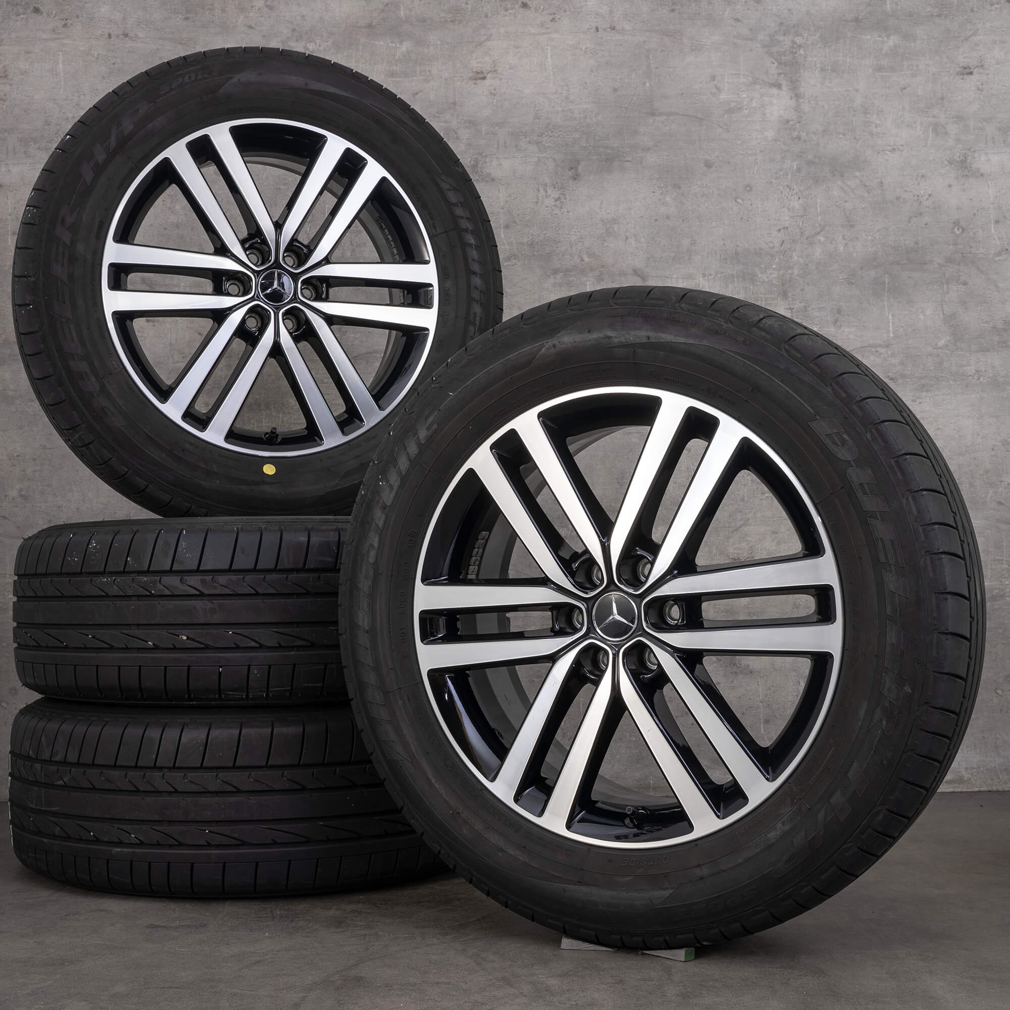 Original Mercedes Benz X-Klasse Felgen 18 Zoll W470 Sommerräder N849012 schwarz glanzgedreht
