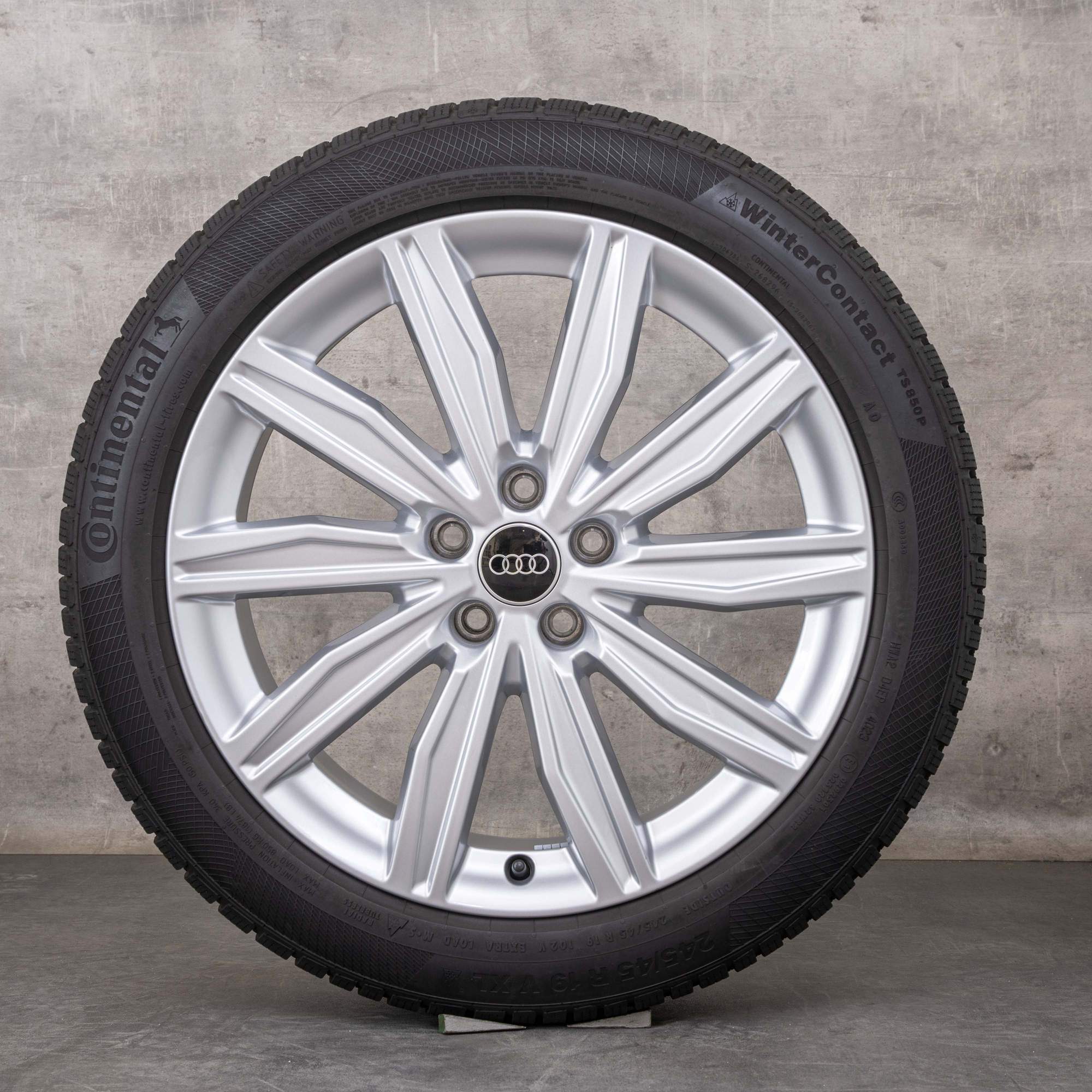 Alkuperäiset Audi A6 S6 talvirenkaat 19 tuuman 4K C8 vanteet 4K0601025DS hopea kiiltävä