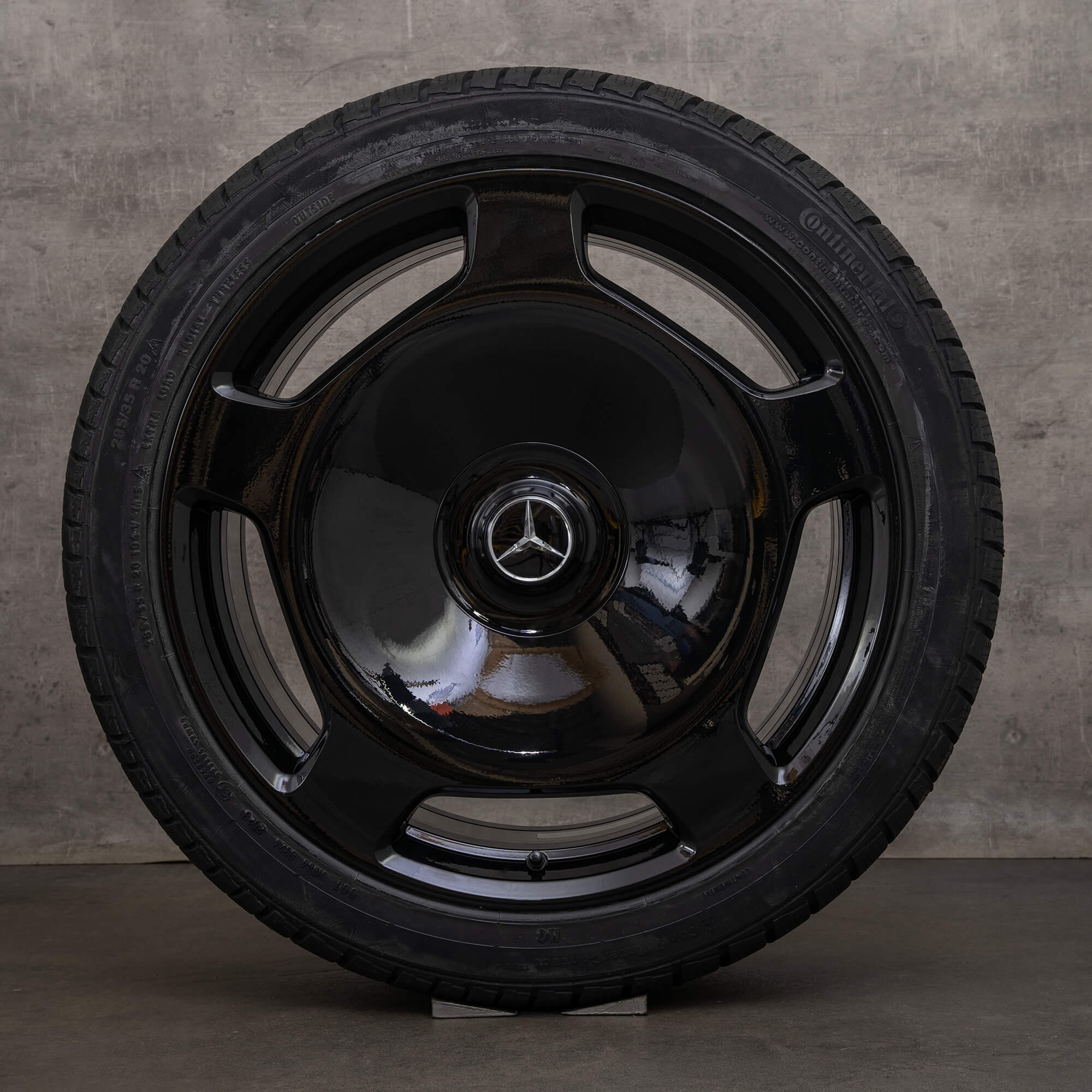 Llantas originales Mercedes Maybach Clase S de 20 pulgadas Z223 W223 llantas verano A2234014200 A2234014300 negro brillante
