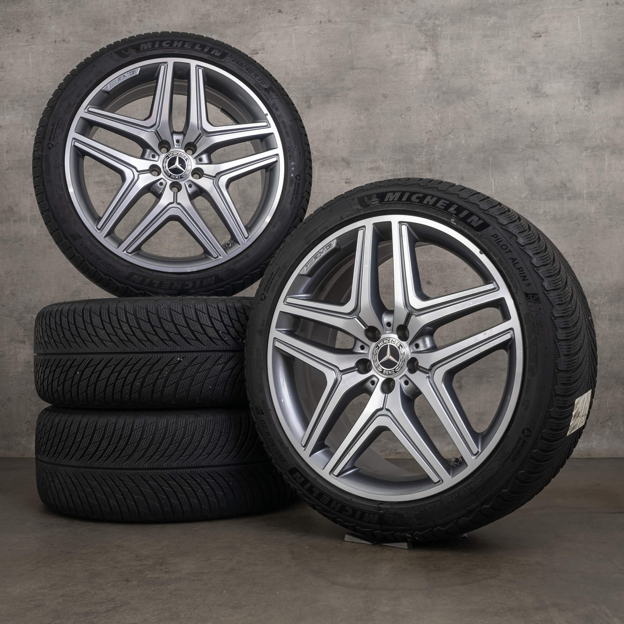 Originale Mercedes Benz GLA GLB 35 45 vinterhjul 20 tommer