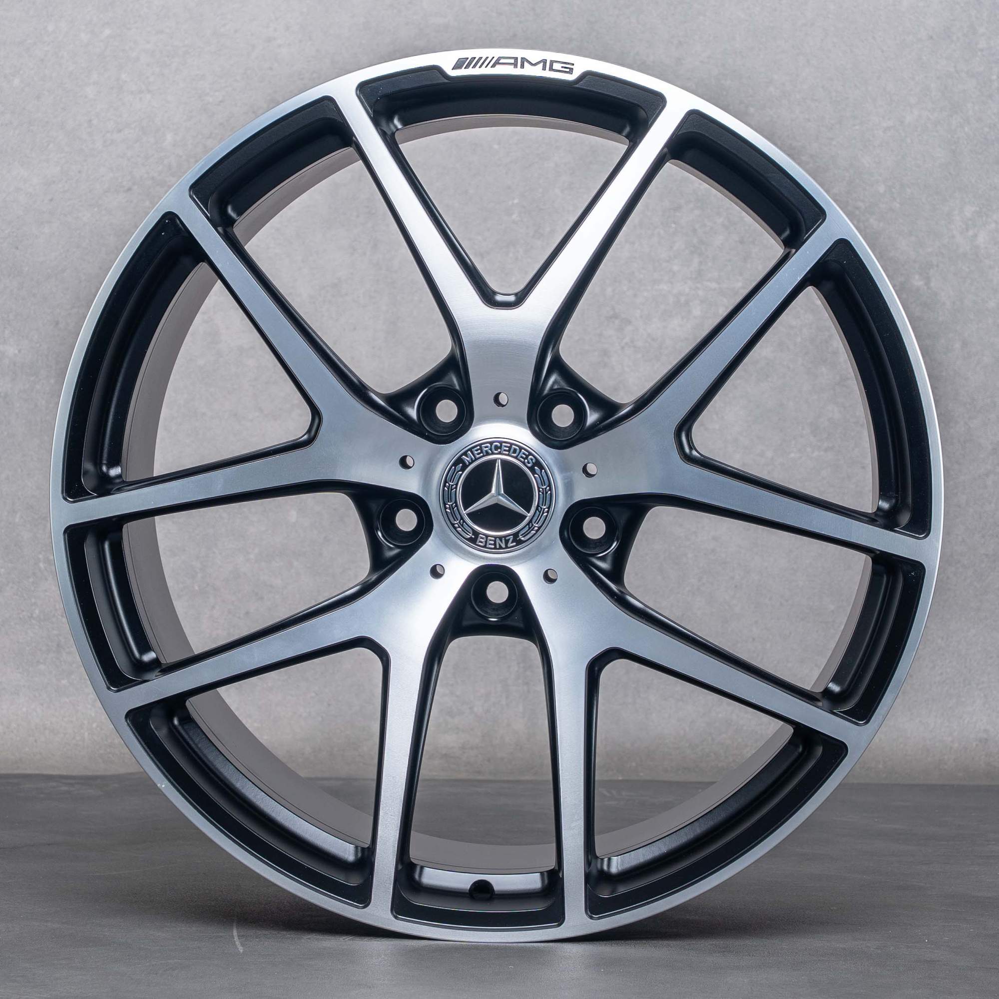 Alkuperäiset Mercedes Benz G-sarjan G63 AMG vanteet 21 tuuman W463 W465 A4634010400 musta matta kiillotettu viimeistely