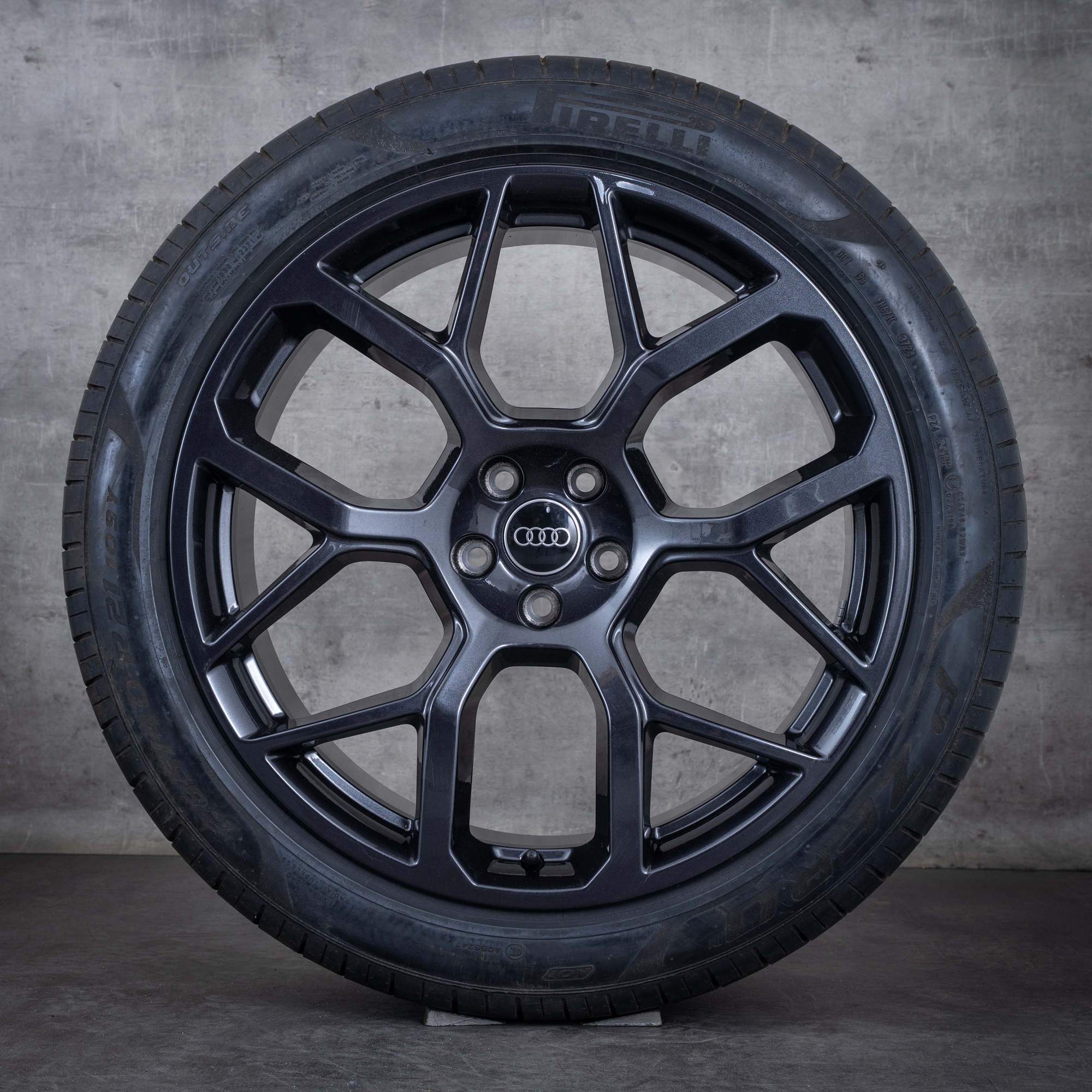 Oryginał Audi Q7 SQ7 felgi 21 cali 4M koła letnie 4M0601025DC granitowy połysk