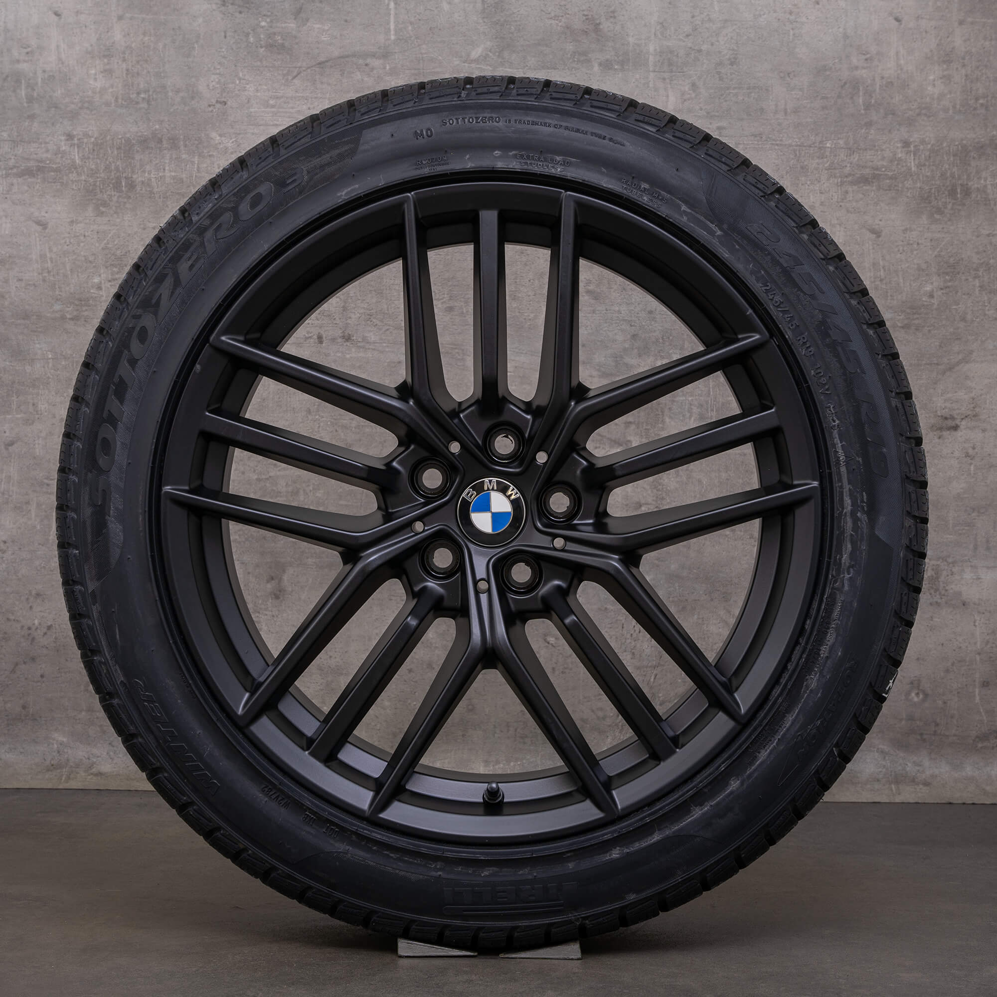 Oryginalał BMW serii 5 i5 felgi 19 cali G60 G61 koła letnie stylizacja 933 5A324D6 czarny mat NOWOŚĆ
