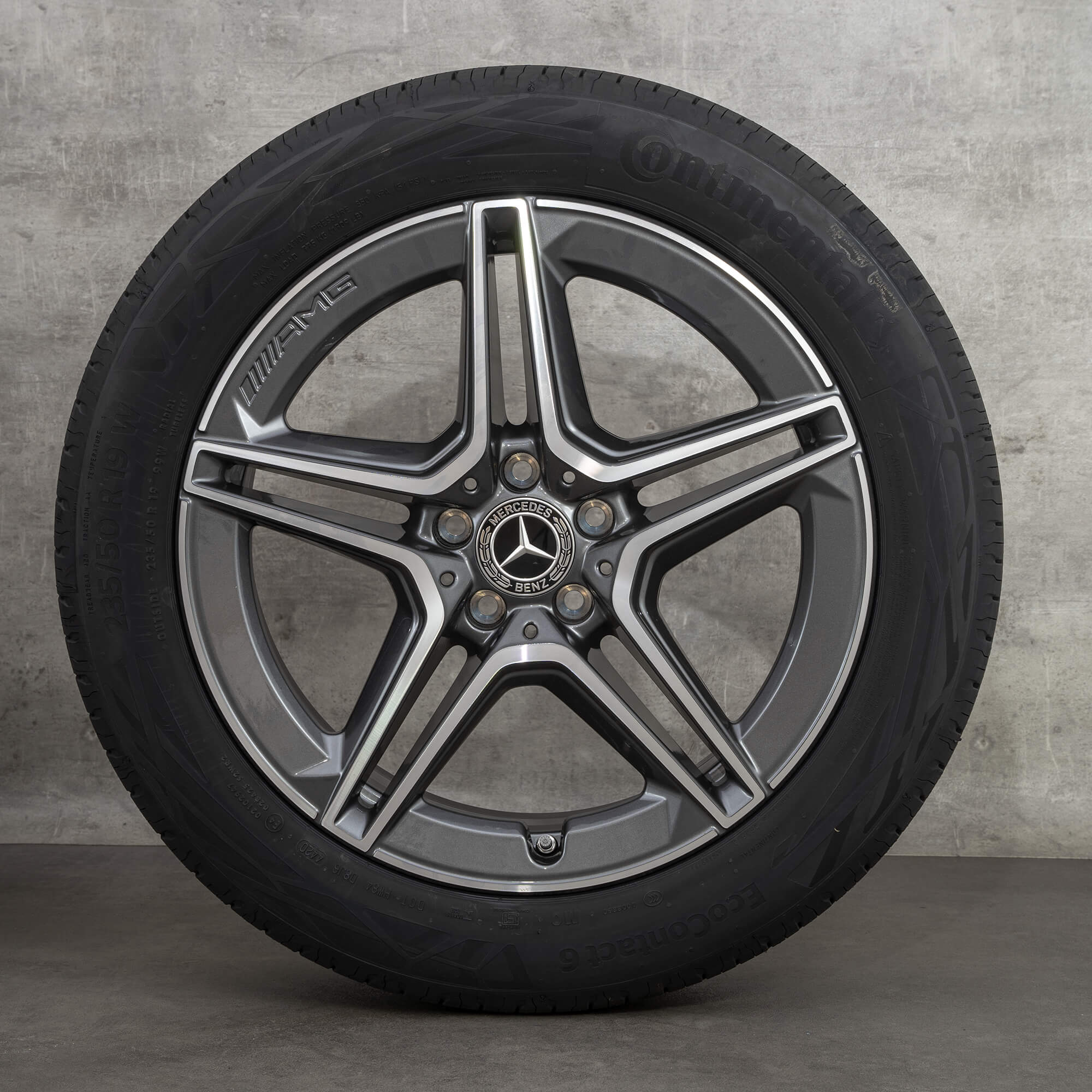 Mercedes 19 palcové ráfky AMG GLA H247 GLB X247 letní kola A2474011500 NOVINKA
