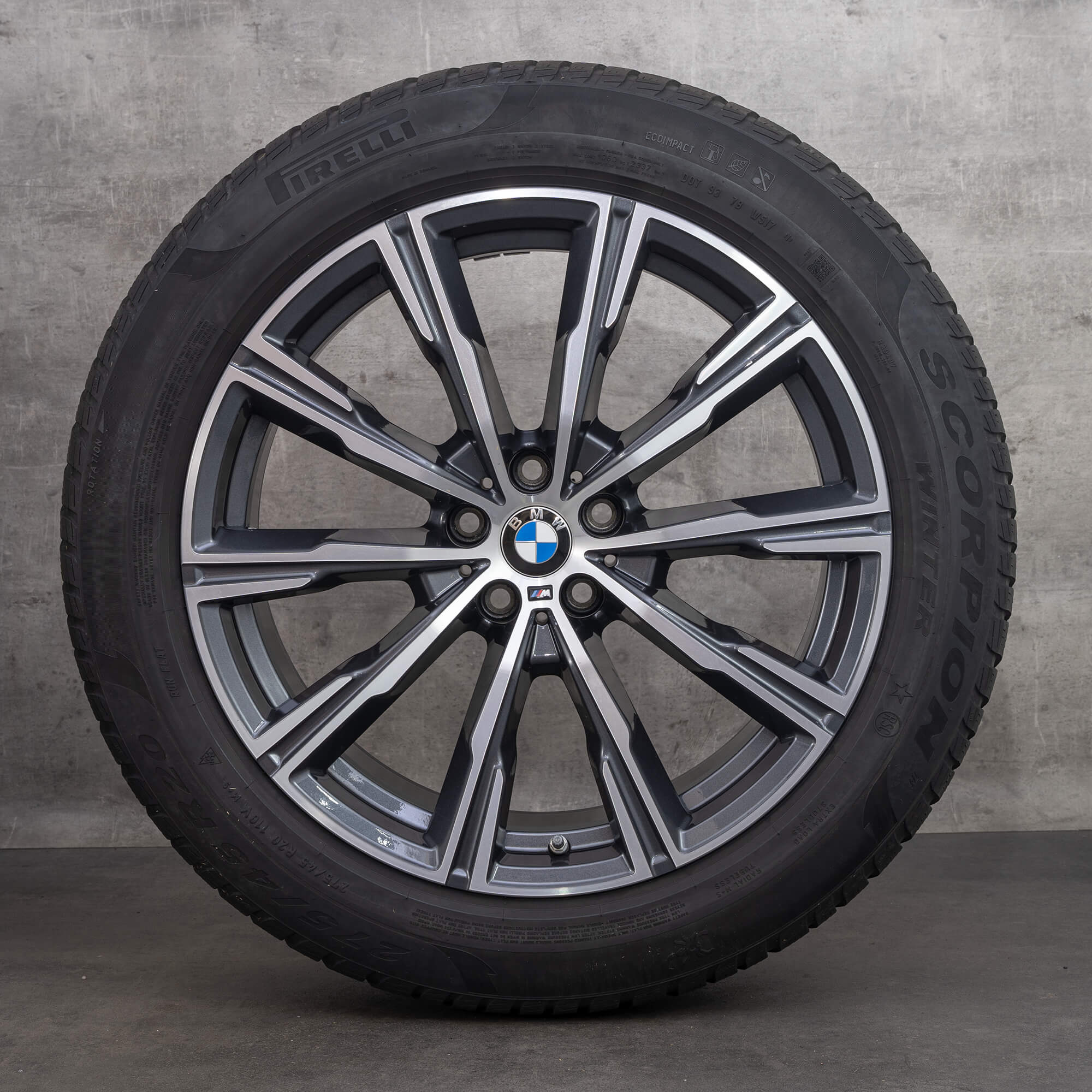 BMW 20 Zoll Felgen X5 G05 X6 G06 Styling 740 M Winterreifen  