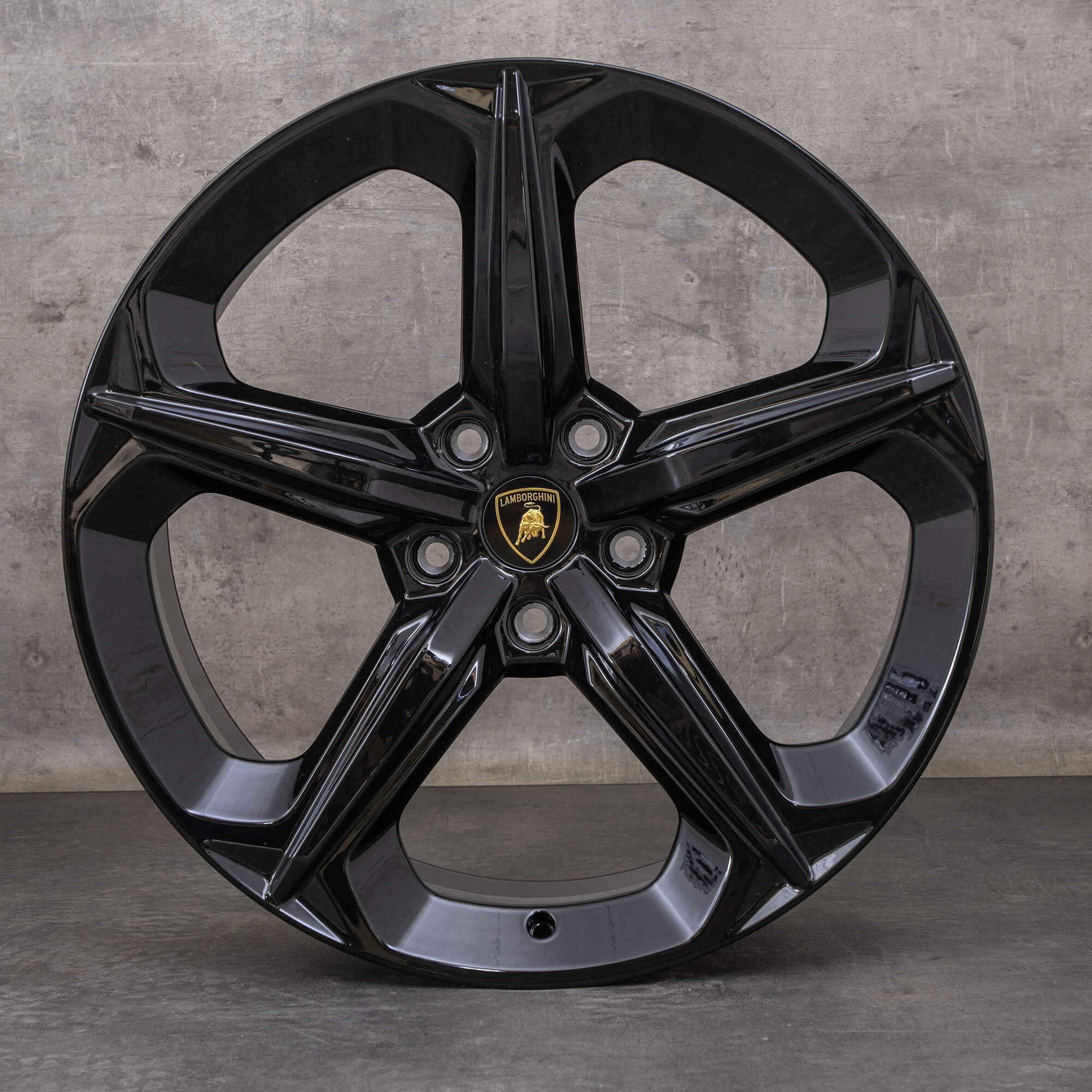 Originale Lamborghini Urus felger 21 tommer 4ML601025B 4ML601025C svart glans NY