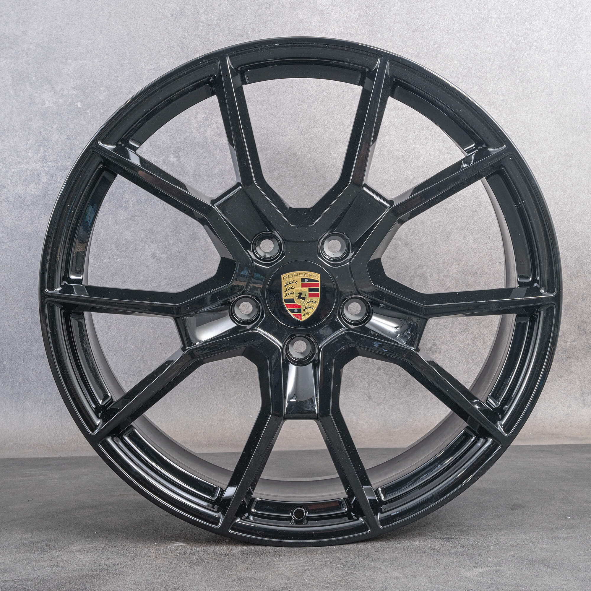 Original Porsche Taycan 21 pouces jantes RS Spyder Design noir 9J1601025BC 041