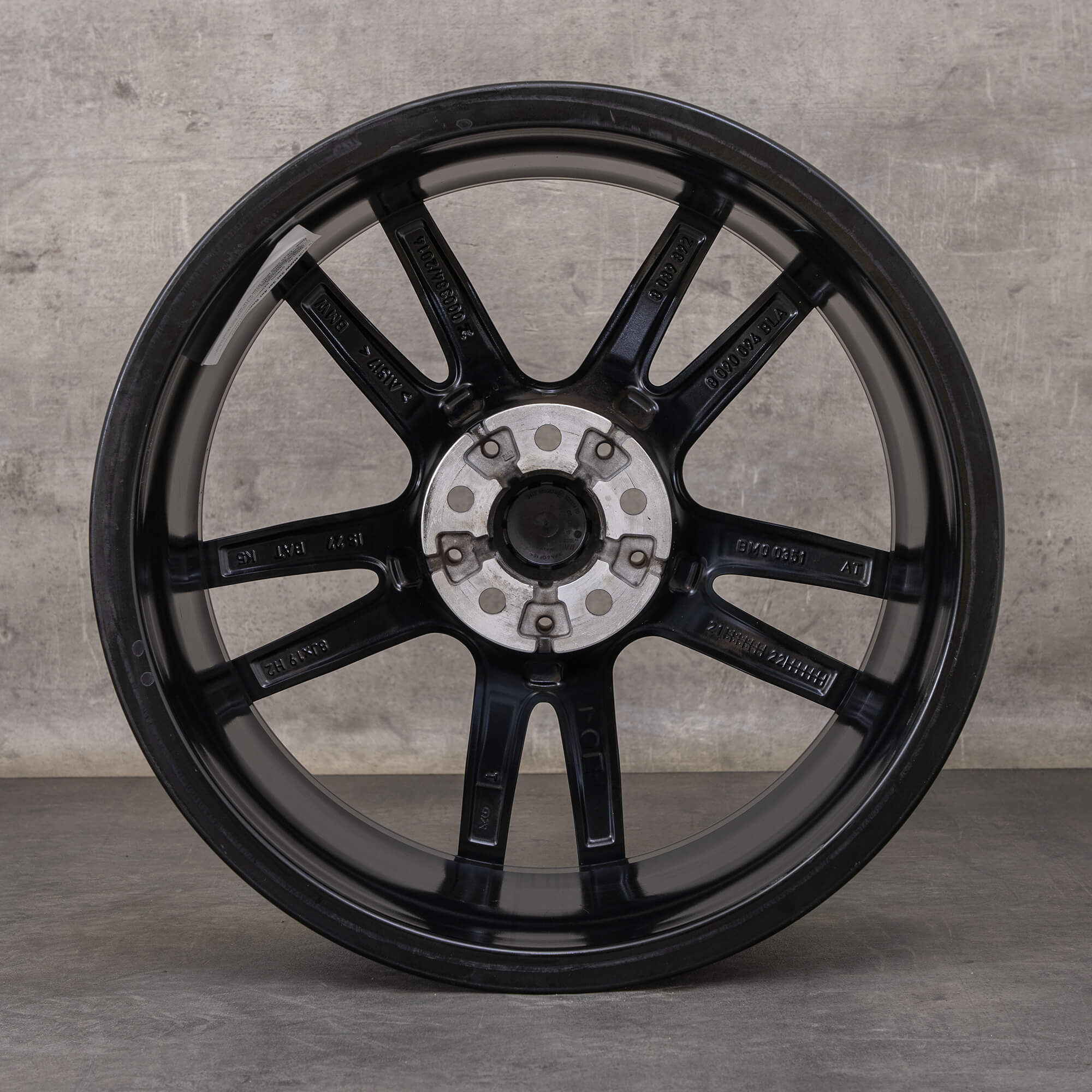 Originale BMW serie 2 3 4 Cerchio 19 pollici G42 G20 G21 G22 G23 791 M 8090094 nero lucido