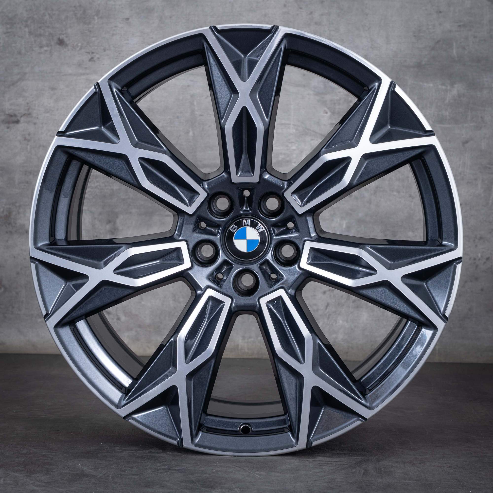 OEM BMW 7 Series i7 X3 20inch rims G70 G45 Styling 905 5A19DE4 5A19DE5 Midnight Gray diamond cut NEW
