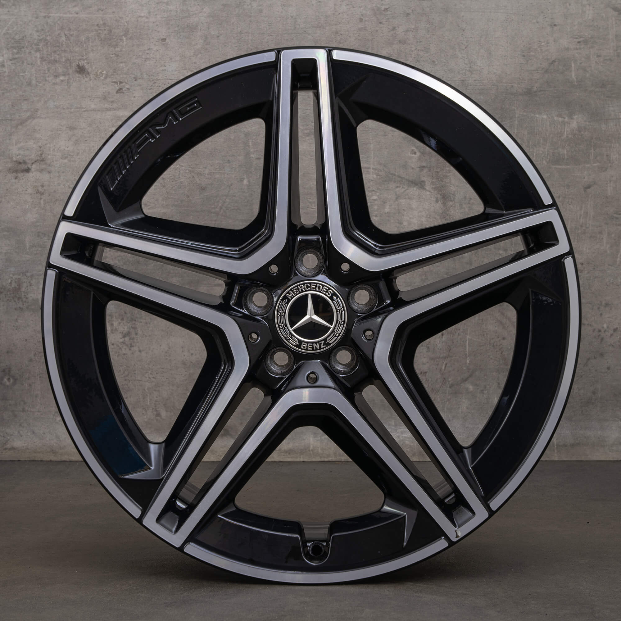 Originele Mercedes Benz GLE 53 AMG wielen 20 inch X167 C167 A1674013200 A1674013300 zwart hoogglans afwerking