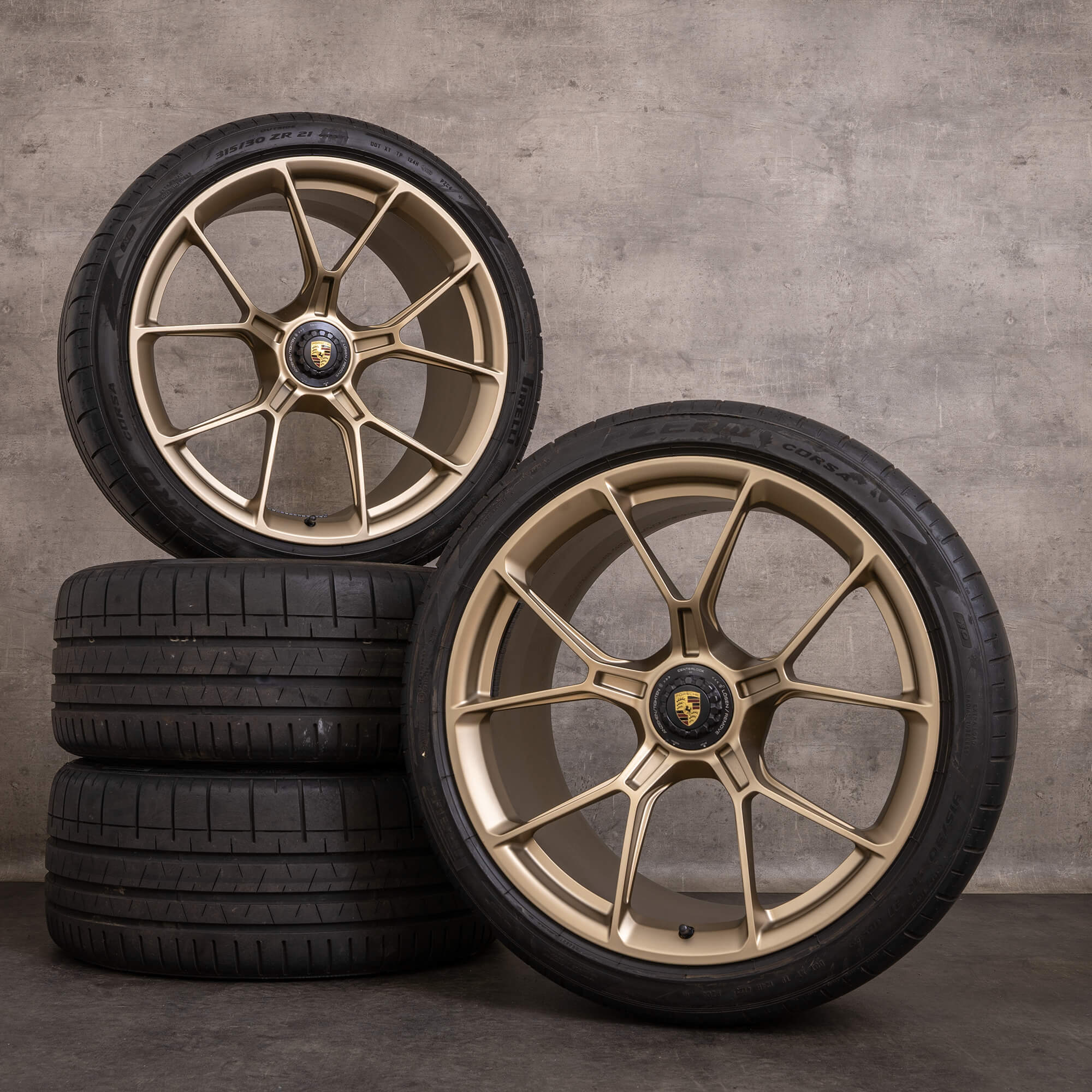 OEM Porsche 911 GT3 rims 20 21 inch 992 I summer wheels 9GT601025Q 9GT601025R neodyme
