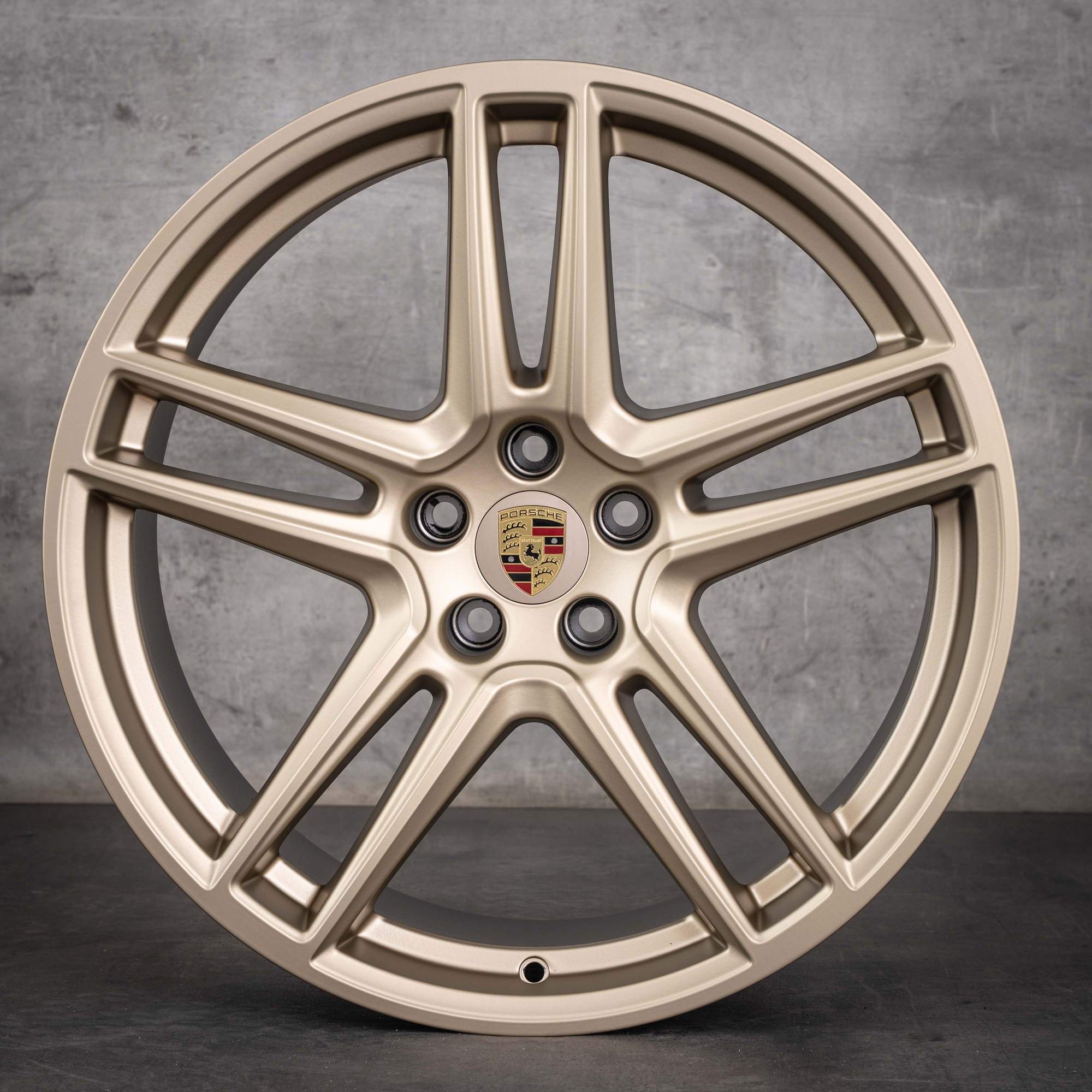 Alkuperäiset Porsche Macan-vanteet 20 tuuman II & III 95B601025DG 95B601025DH neodyme matt