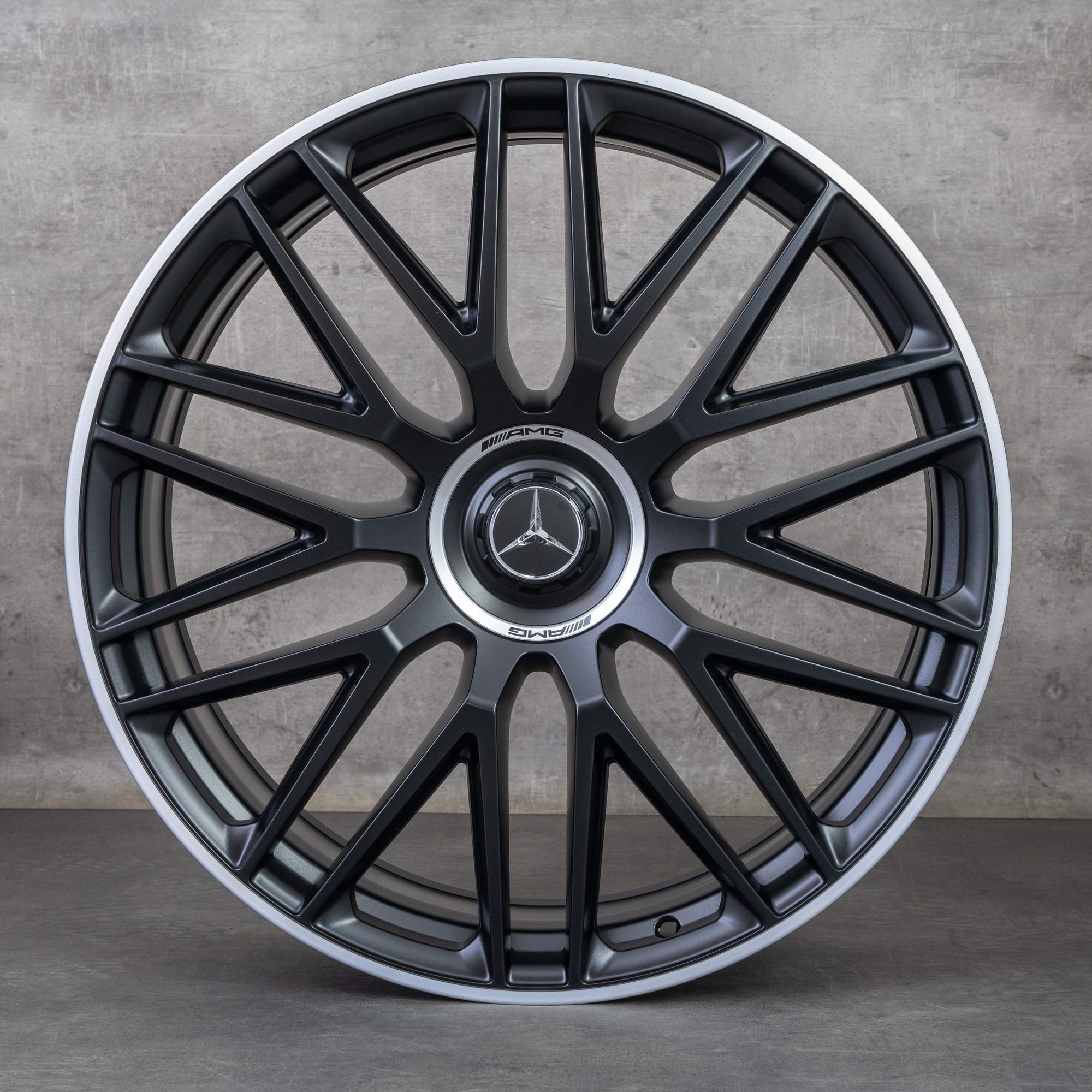 Original Mercedes Benz GLS 63 AMG Felgen 23 Zoll SUV X167 4Matic Sommerräder A1674018500 A1674018600 schwarz matt glanzgedreht NEU