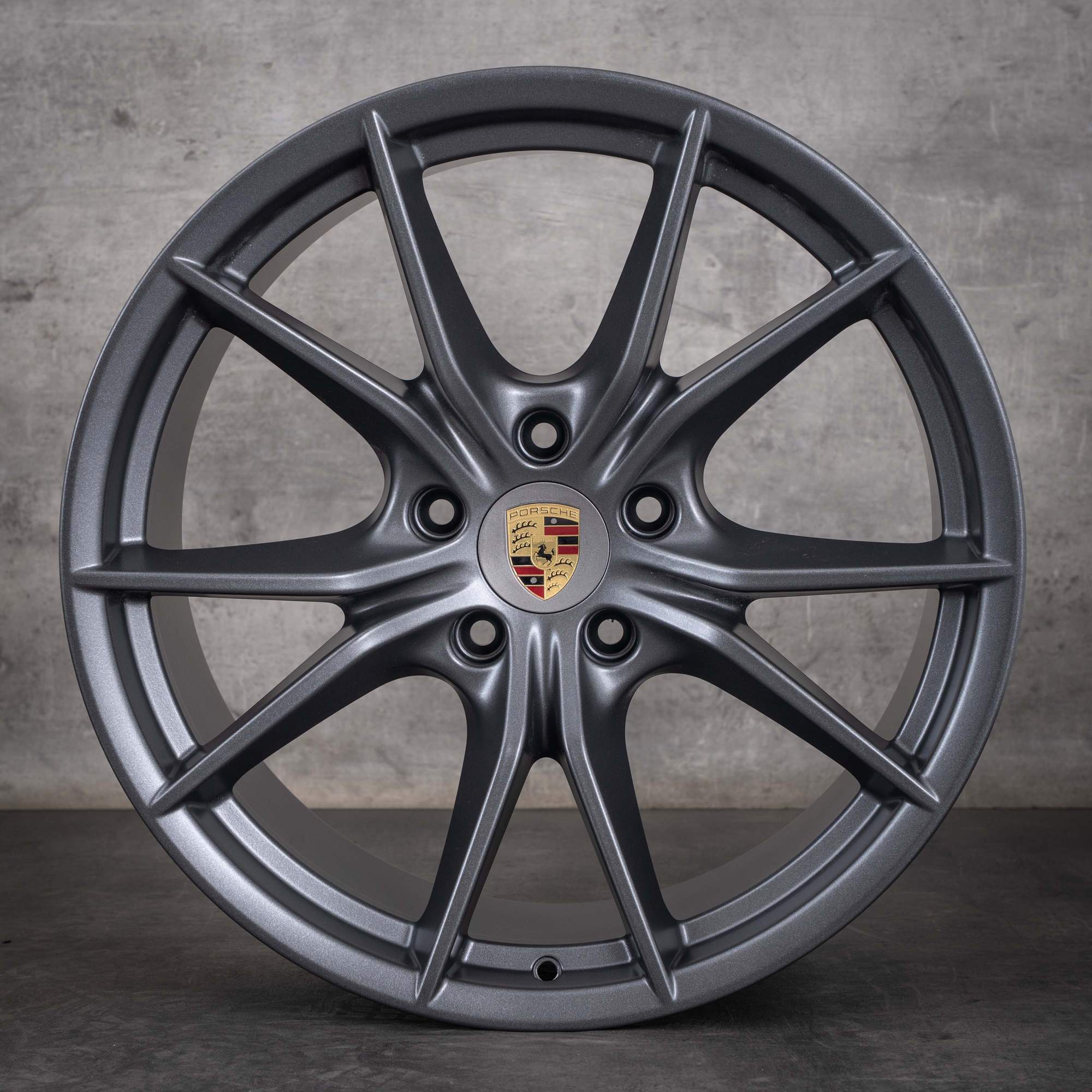 Jante oem Porsche 991 II 20 pouces 99136276001 gris Vésuve mat